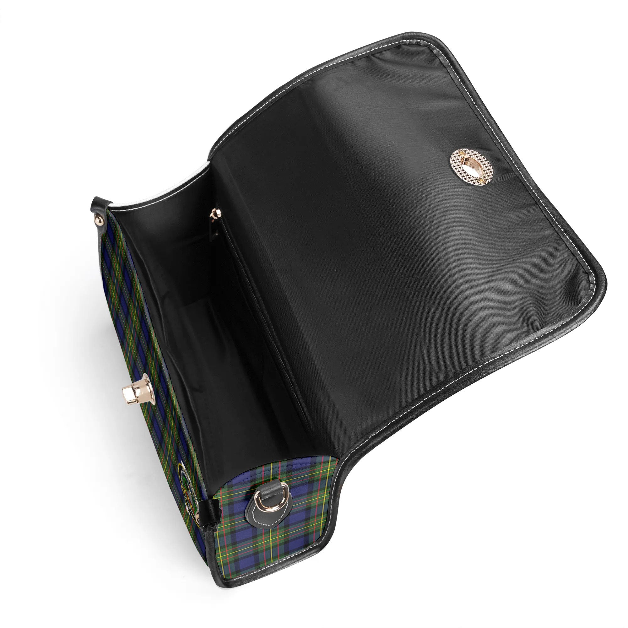 McLaren Modern Tartan Crest Satchel Bag
