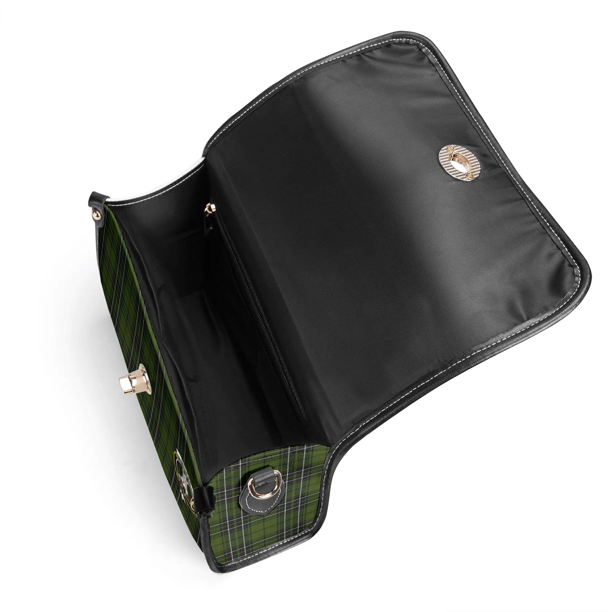 McLean Hunting Tartan Crest Satchel Bag