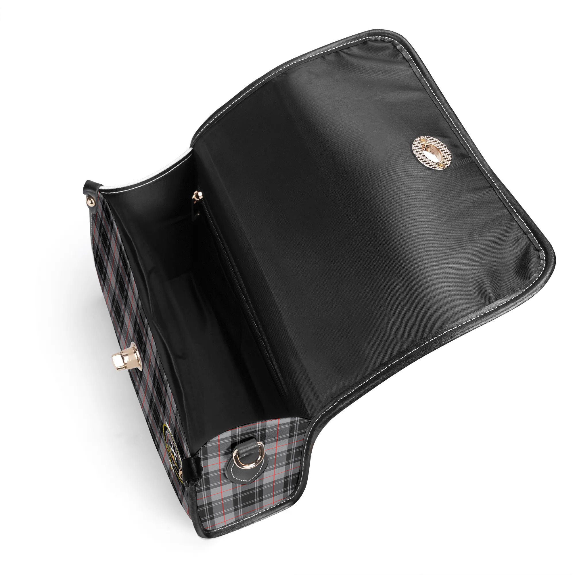 Moffat Modern Tartan Crest Satchel Bag