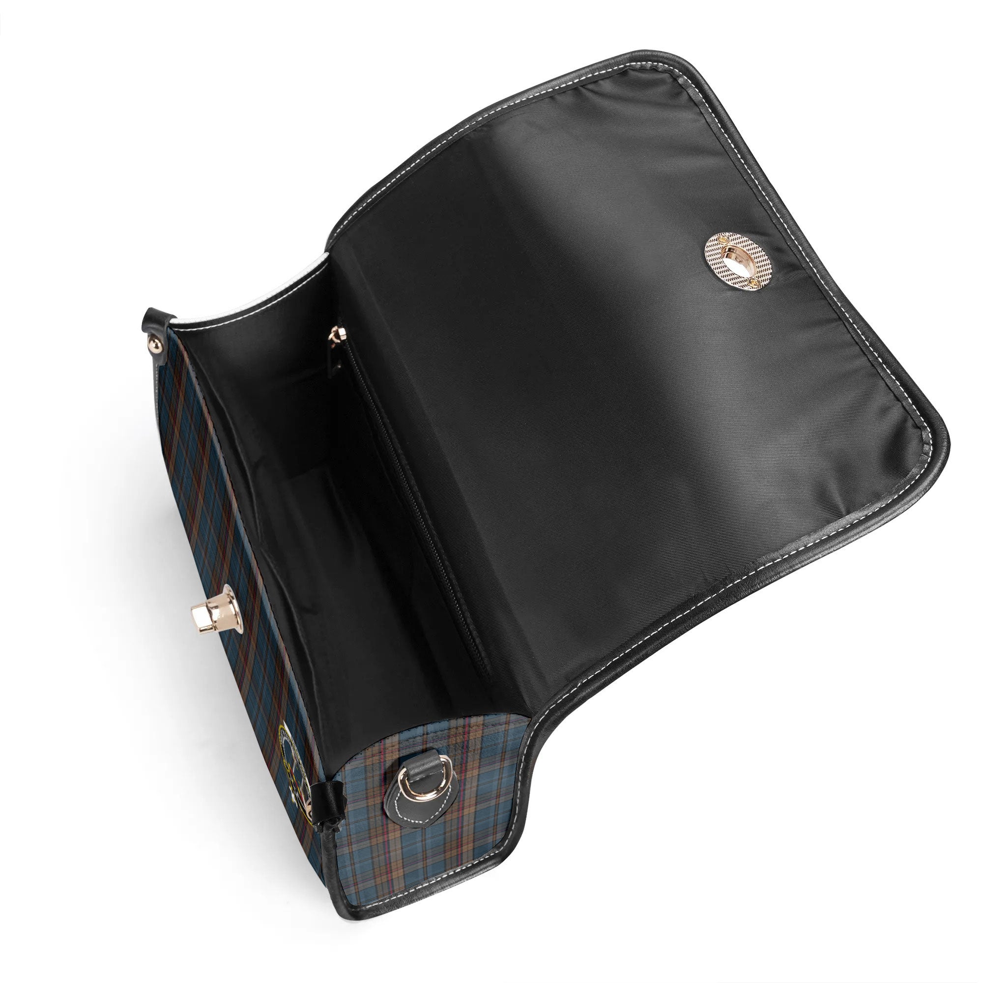 Renton Tartan Crest Satchel Bag