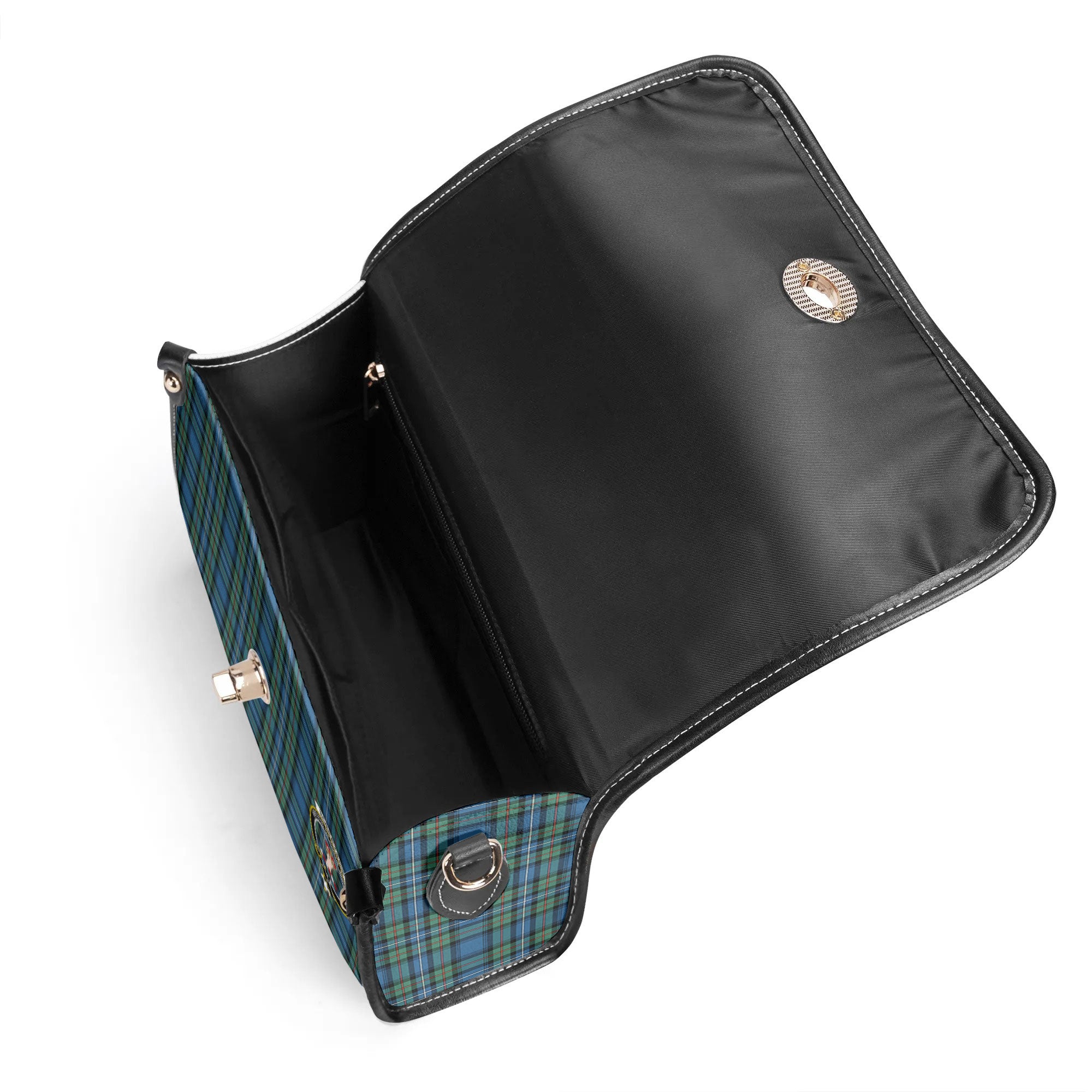 Robertson Hunting Ancient Tartan Crest Satchel Bag