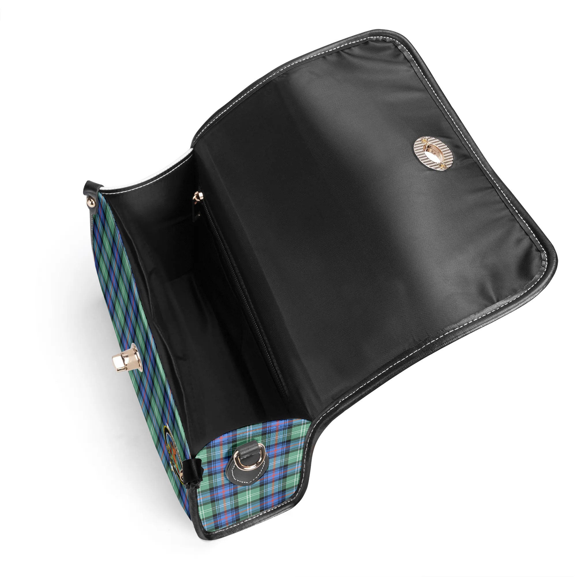 Sutherland Old Ancient Tartan Crest Satchel Bag