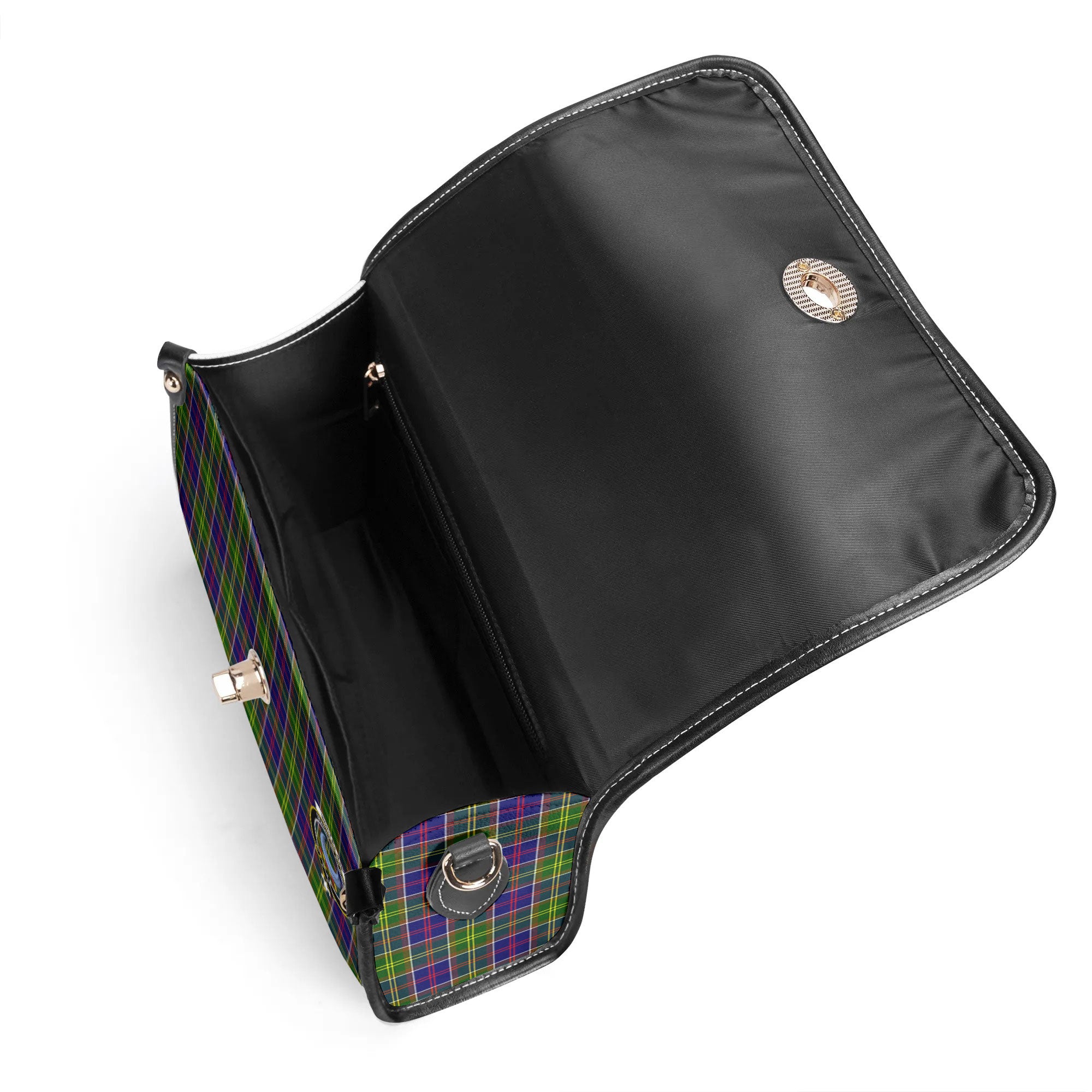 Whitelaw Tartan Crest Satchel Bag