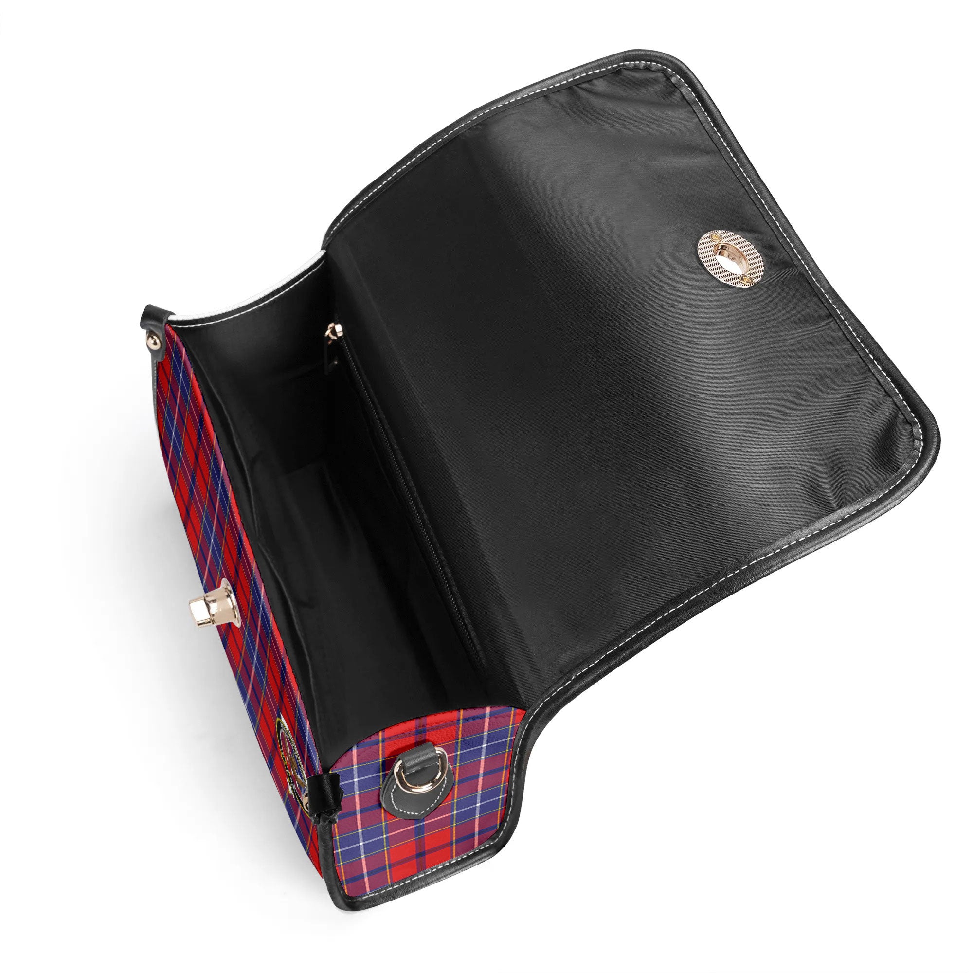 Wishart Dress Tartan Crest Satchel Bag