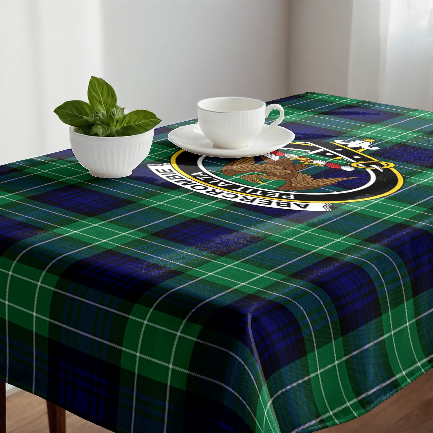 Abercrombie Tartan Crest Tablecloth
