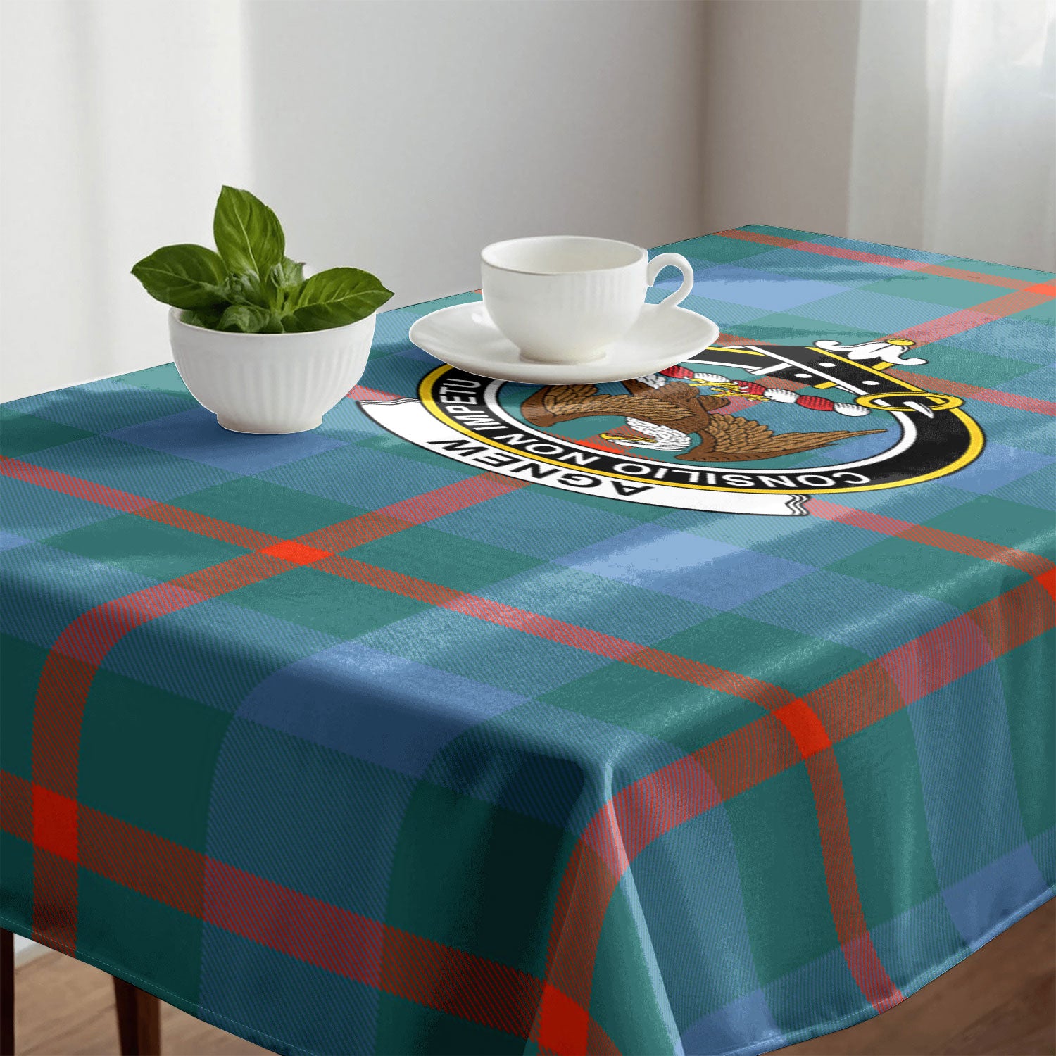 Agnew Ancient Tartan Crest Tablecloth