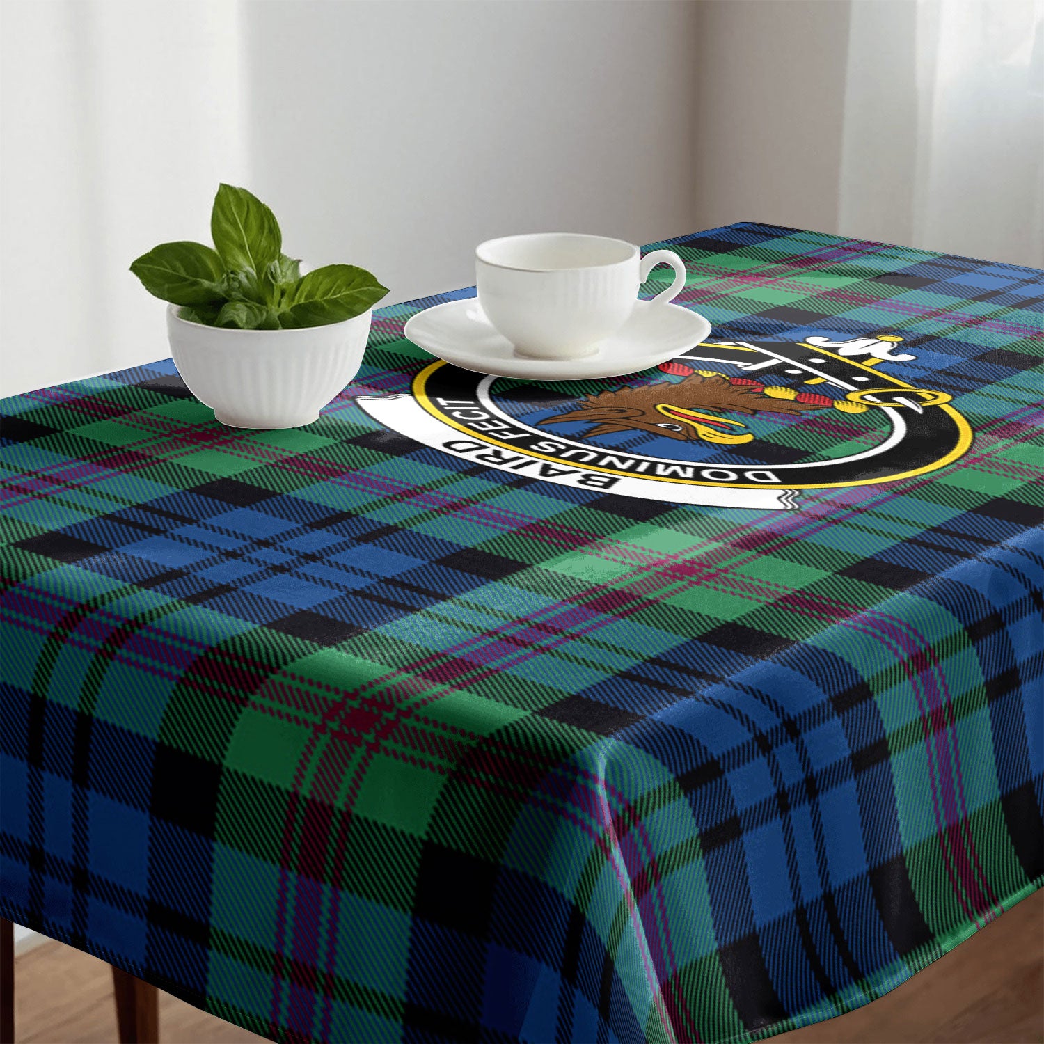 Baird Ancient Tartan Crest Tablecloth