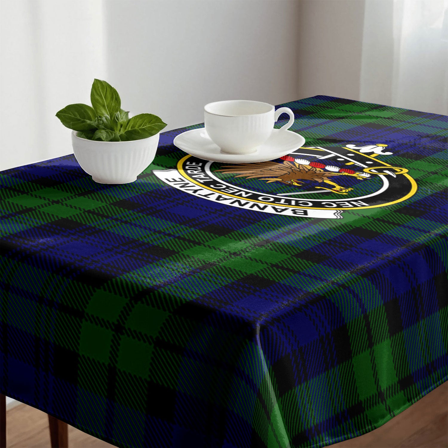 Bannatyne Tartan Crest Tablecloth