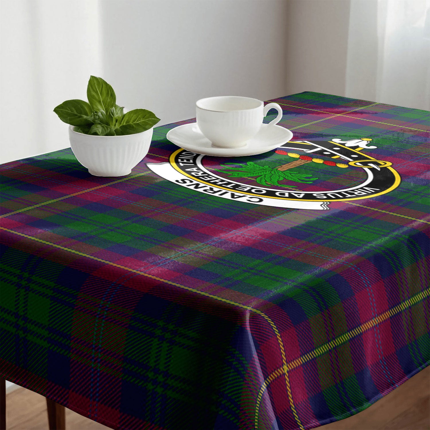 Cairns Tartan Crest Tablecloth