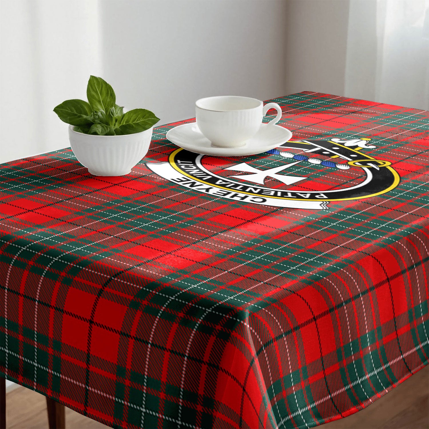 Cheyne Tartan Crest Tablecloth
