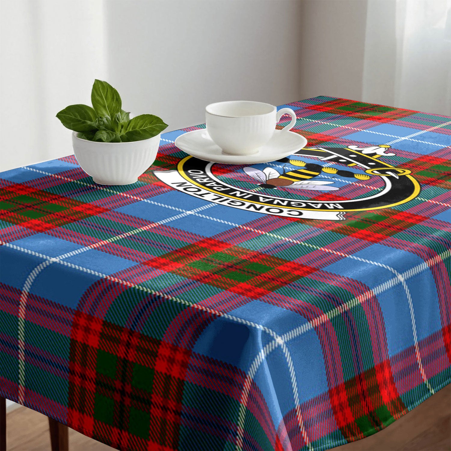 Congilton Tartan Crest Tablecloth