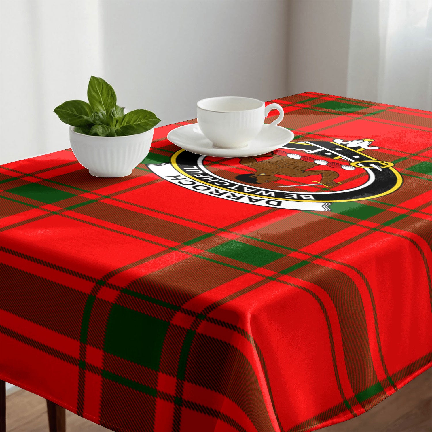 Darroch (Gourock) Tartan Crest Tablecloth