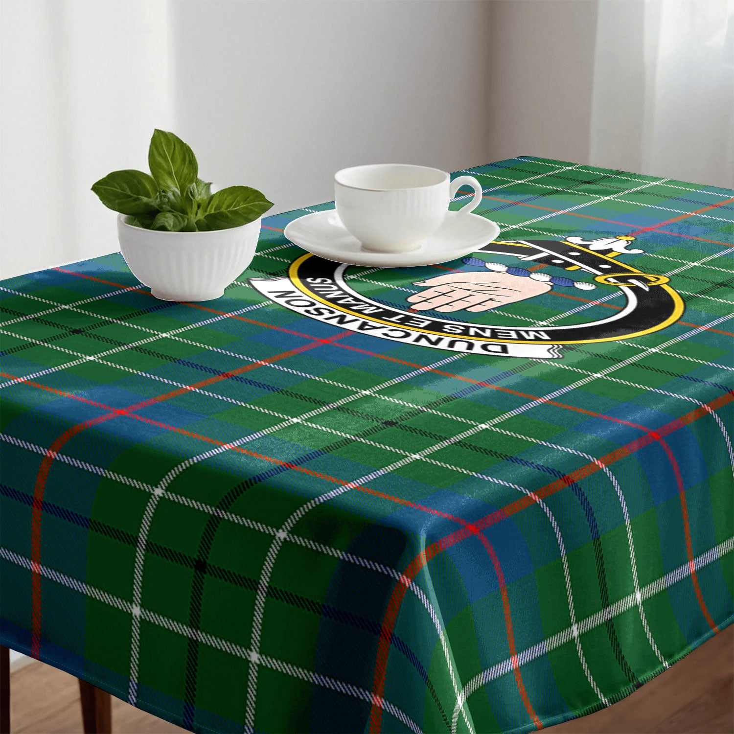 Duncanson Tartan Crest Tablecloth