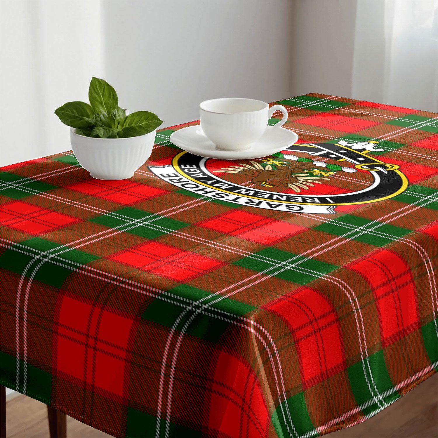 Gartshore Tartan Crest Tablecloth