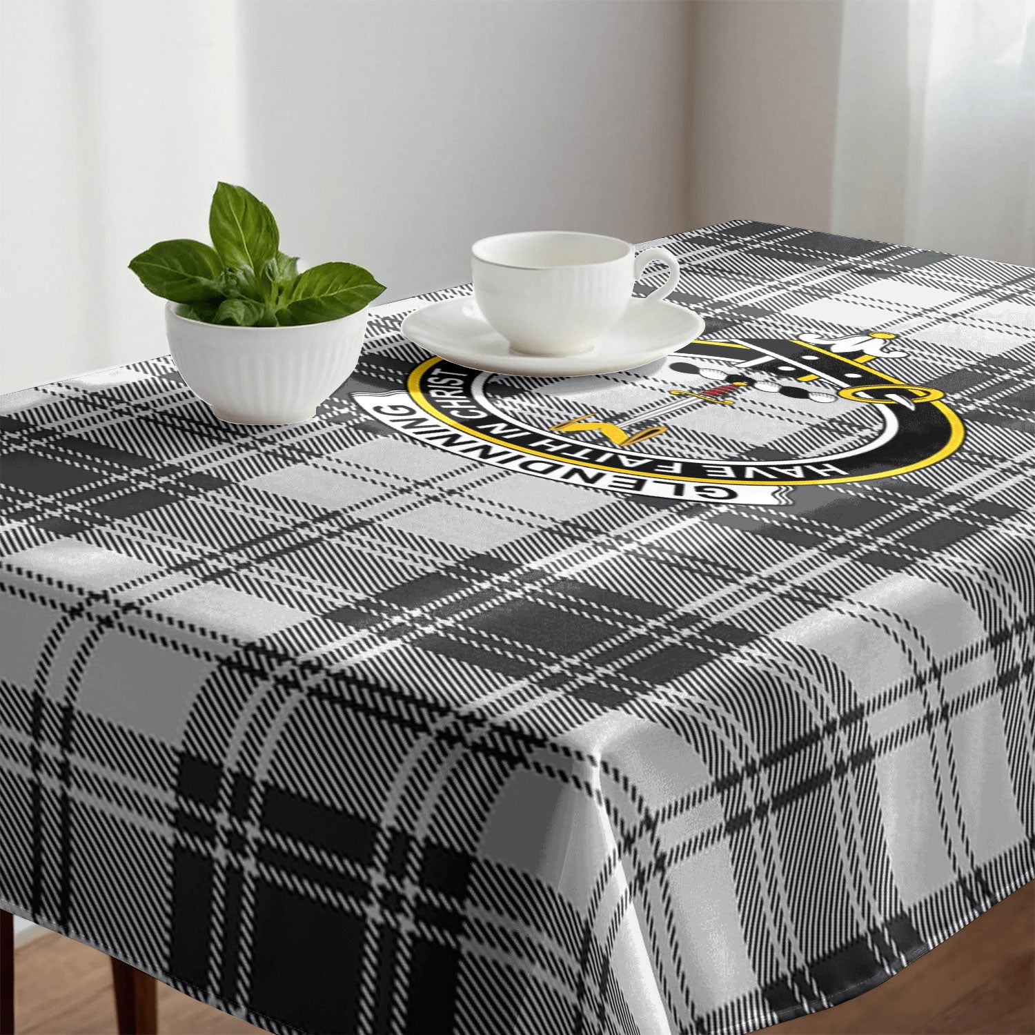 Glendinning Tartan Crest Tablecloth
