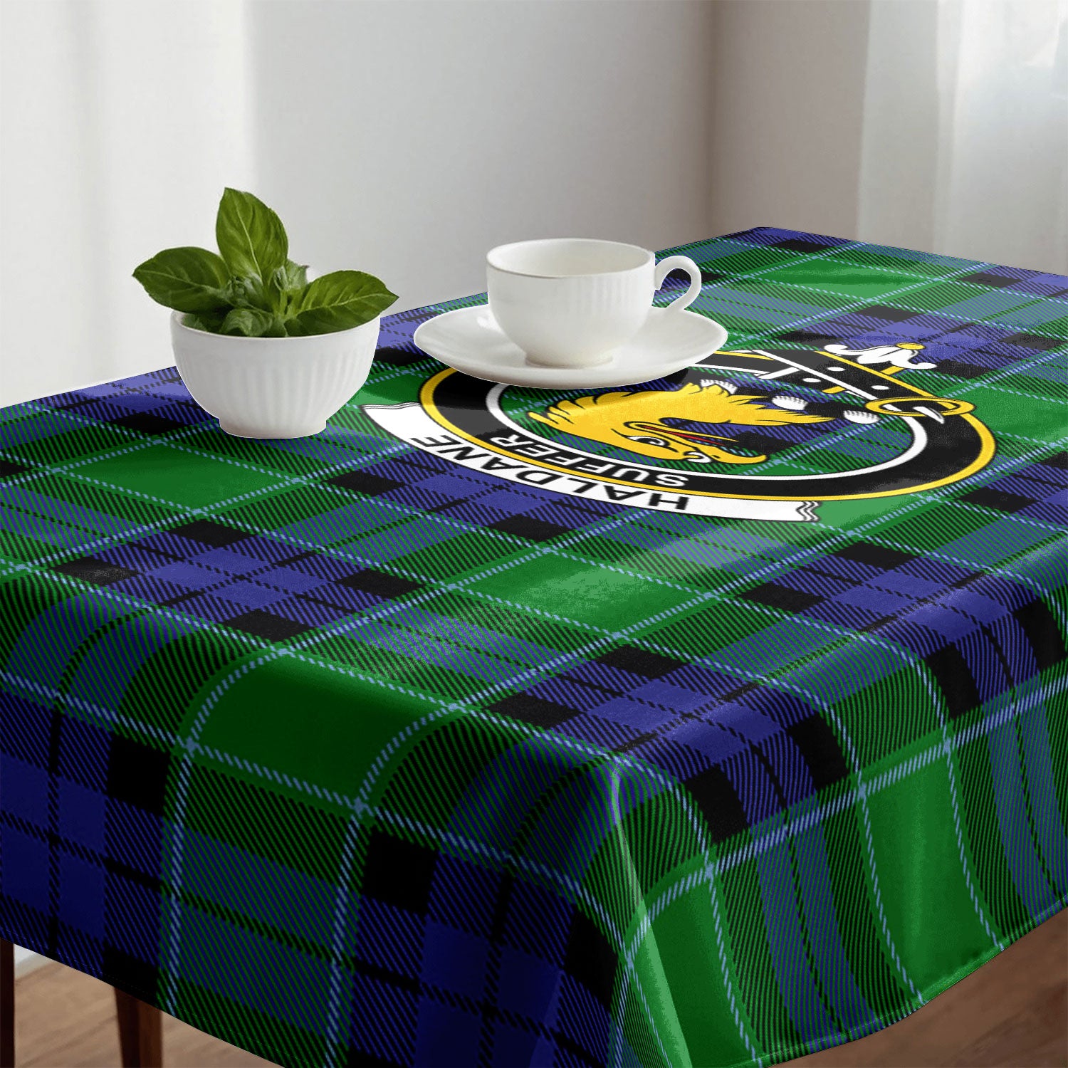 Haldane Tartan Crest Tablecloth