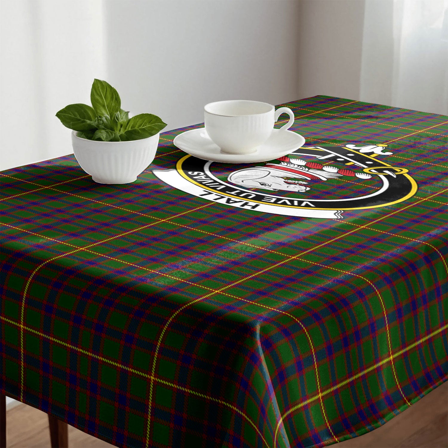 Hall Tartan Crest Tablecloth