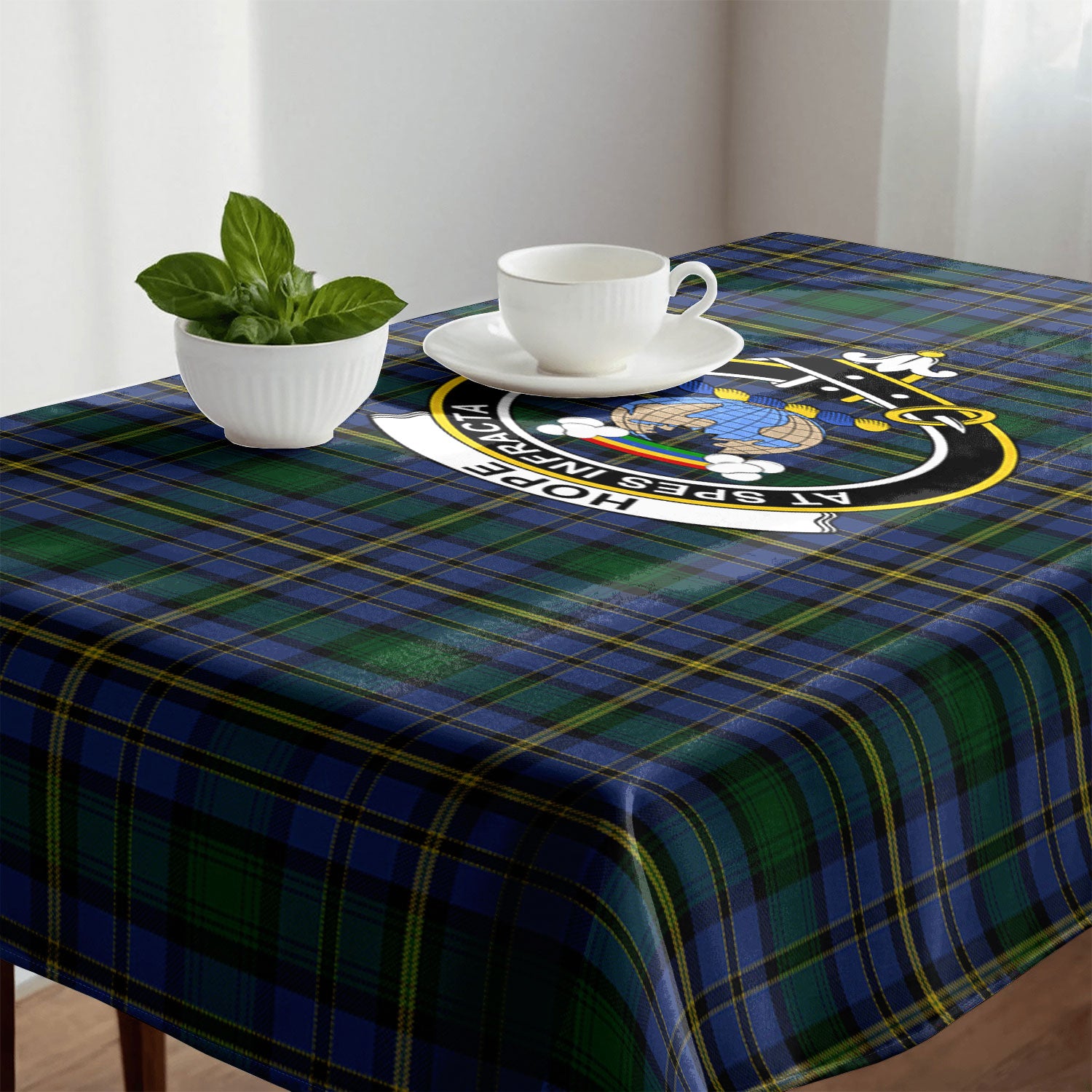 Hope Tartan Crest Tablecloth
