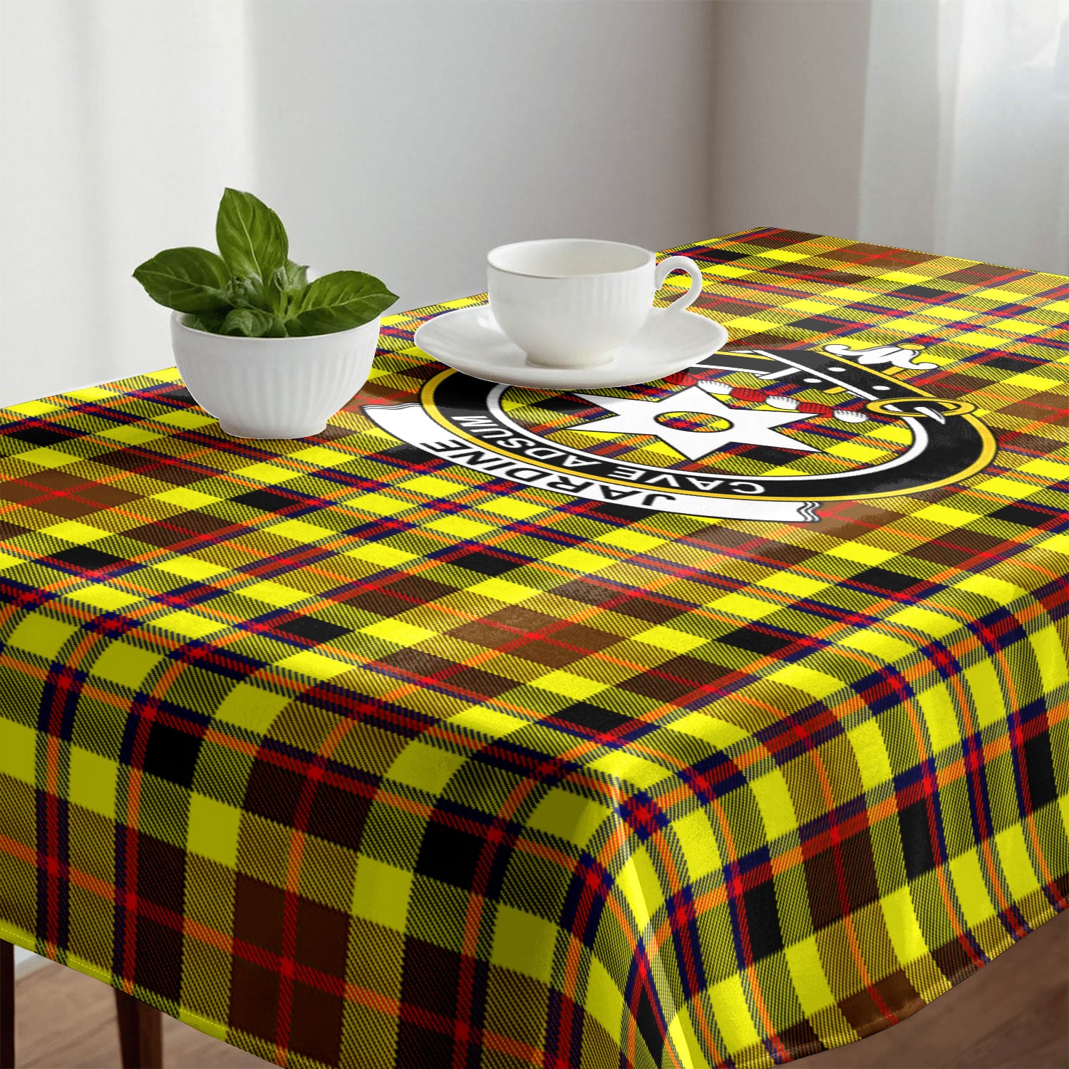 Jardine Tartan Crest Tablecloth