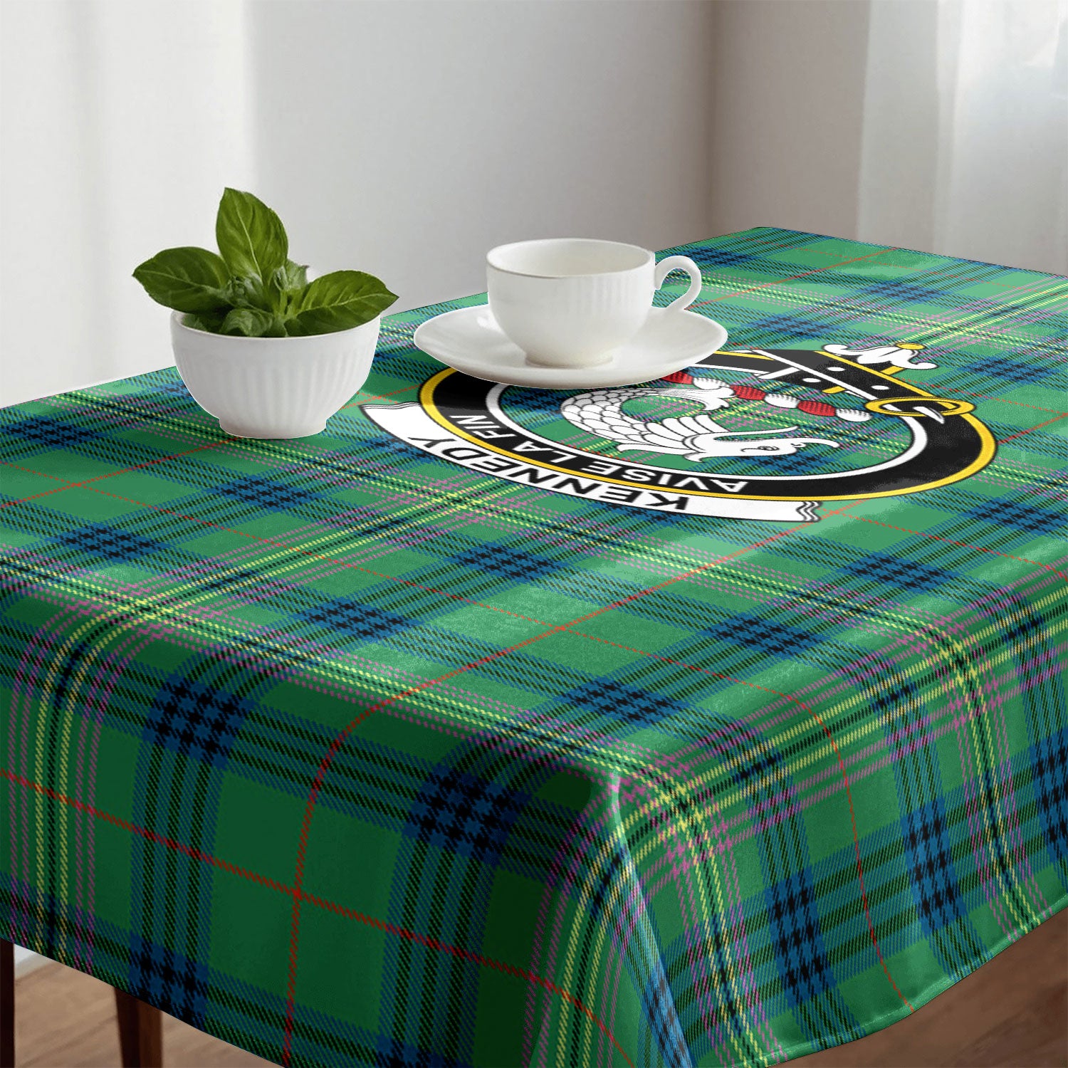 Kennedy Ancient Tartan Crest Tablecloth