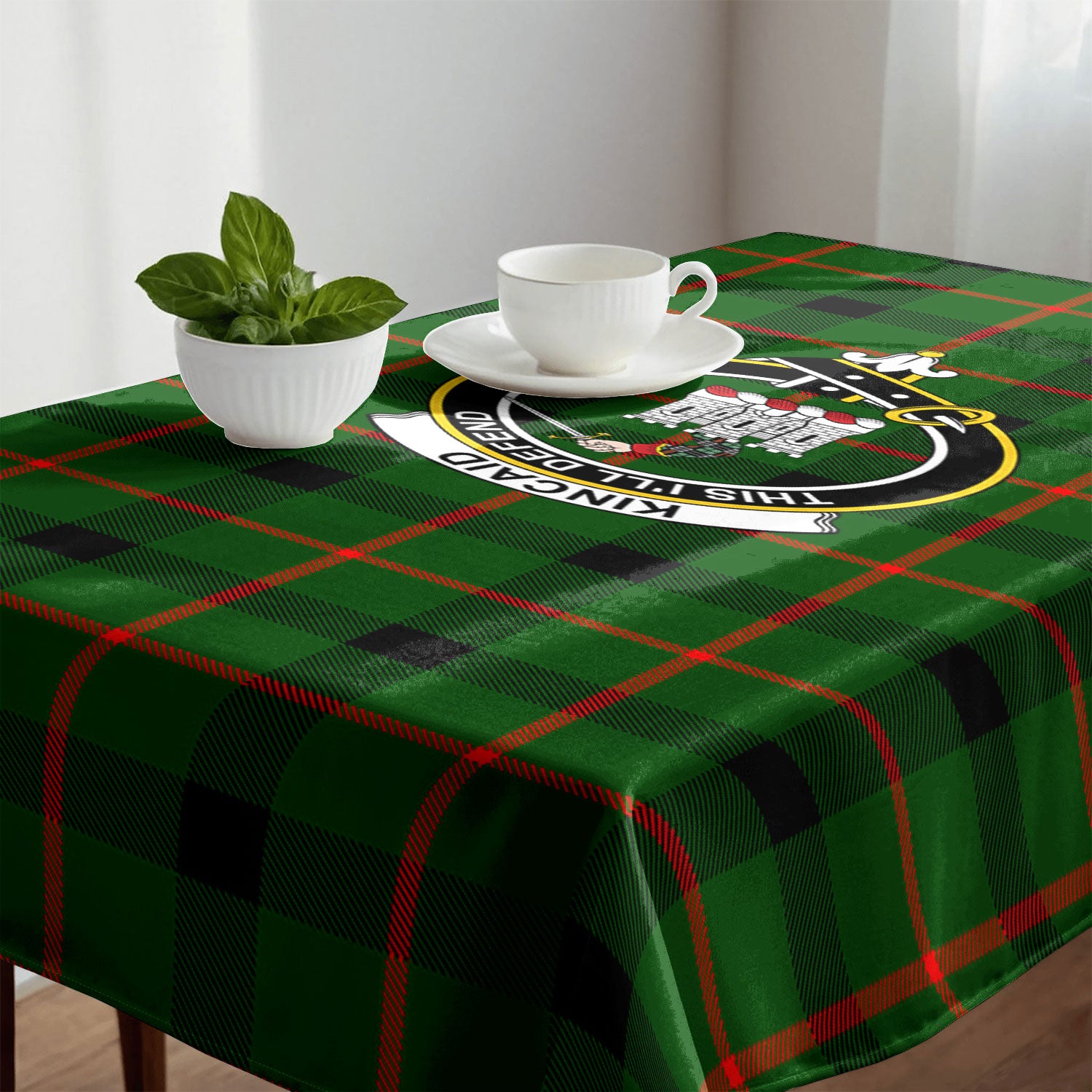 Kincaid Tartan Crest Tablecloth