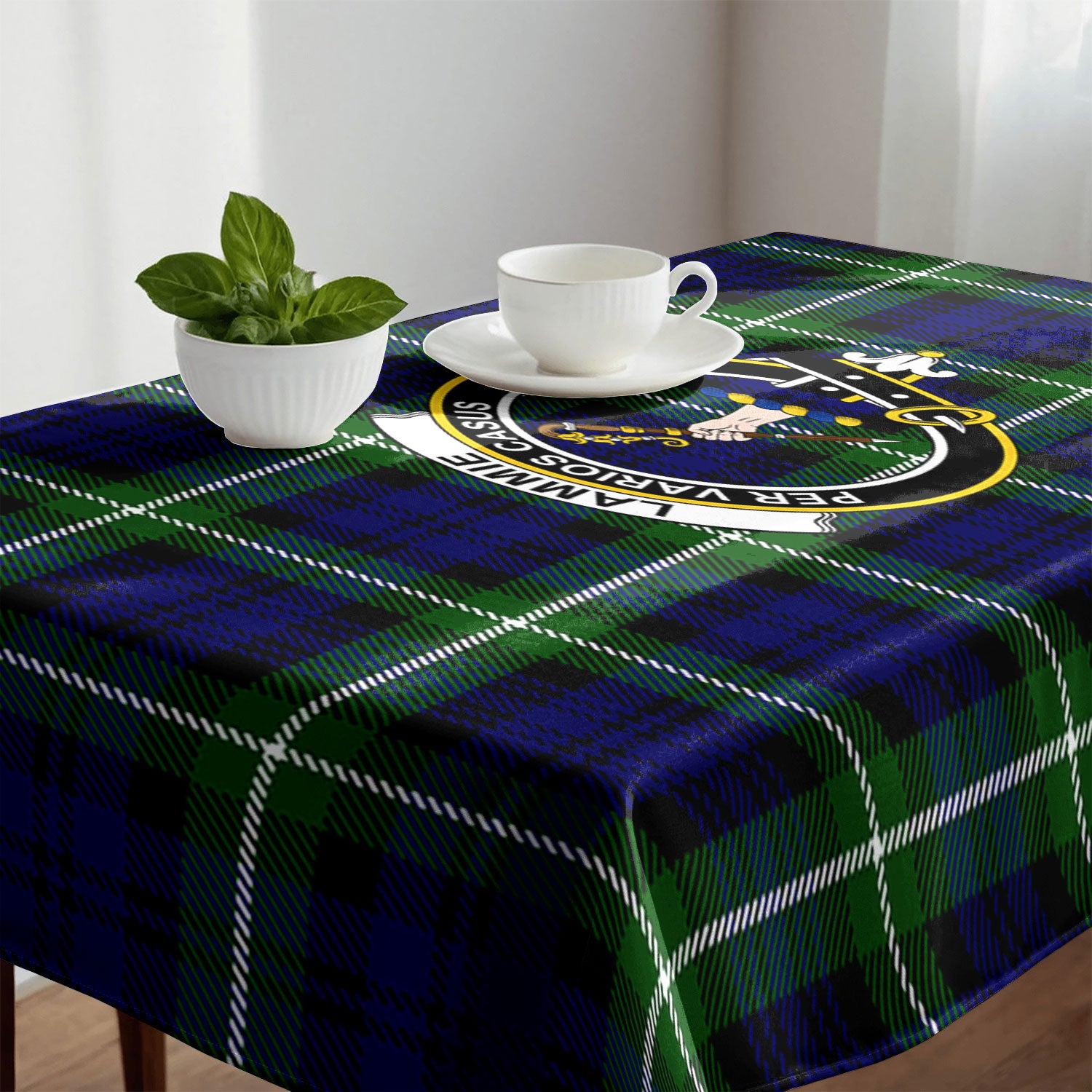 Lammie Tartan Crest Tablecloth