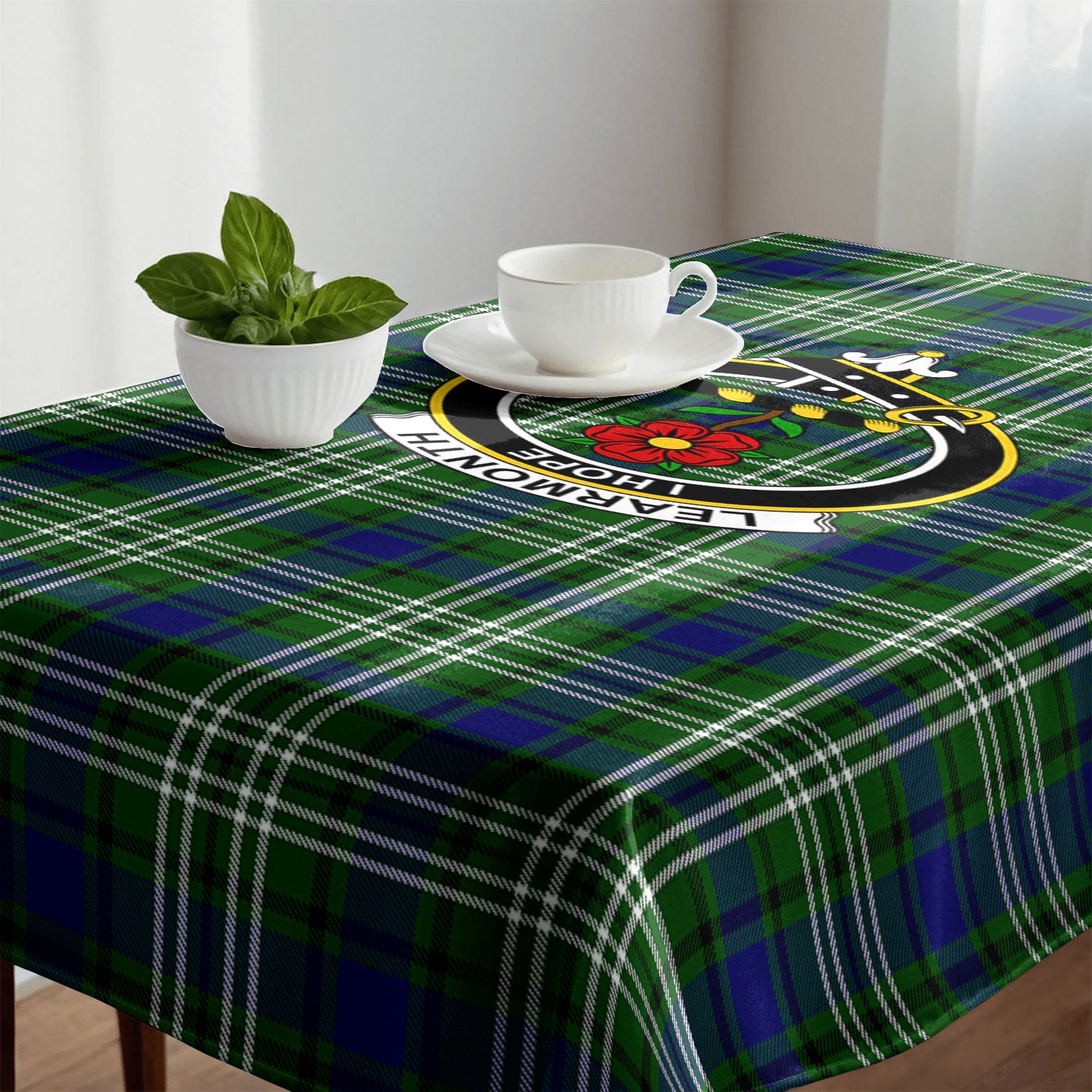 Learmonth Tartan Crest Tablecloth