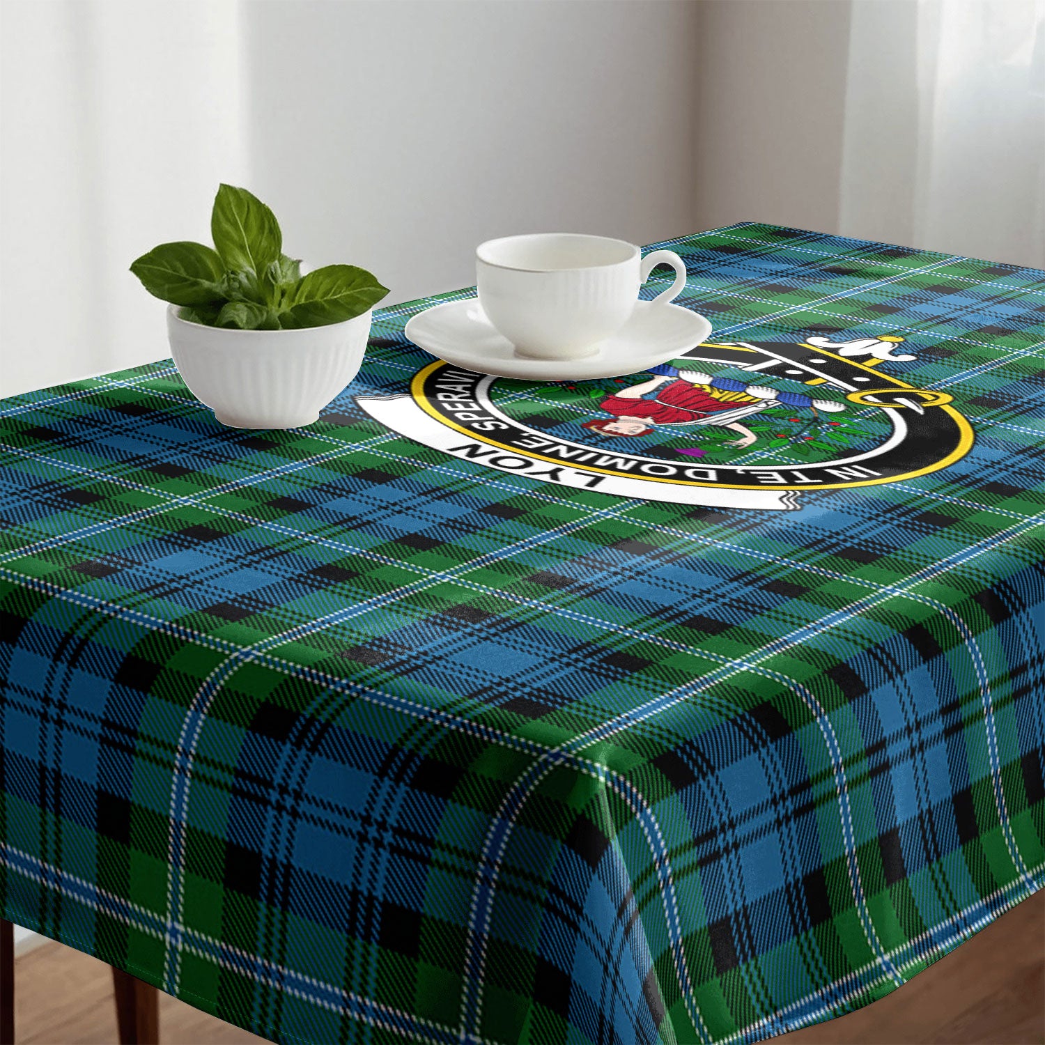 Lyon Tartan Crest Tablecloth
