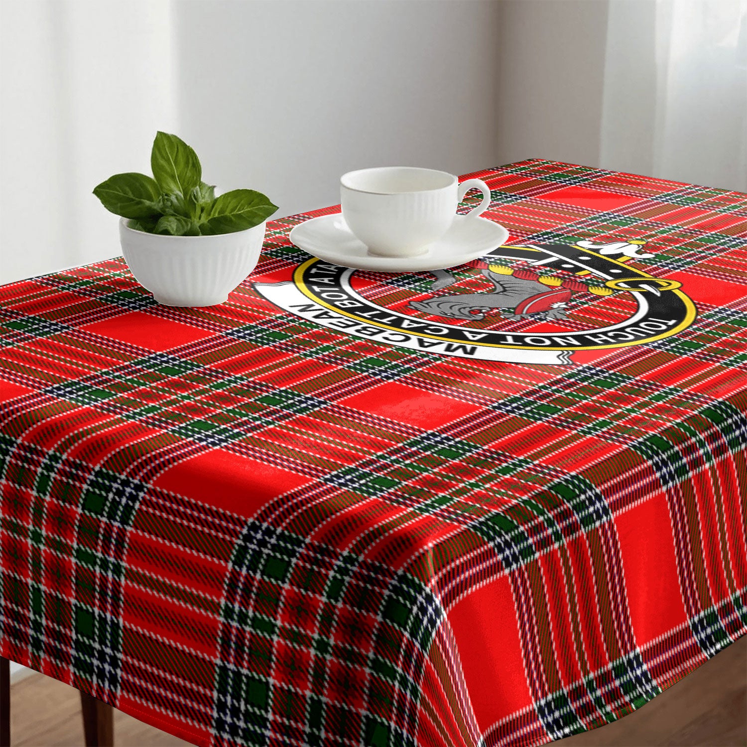 MacBean Tartan Crest Tablecloth