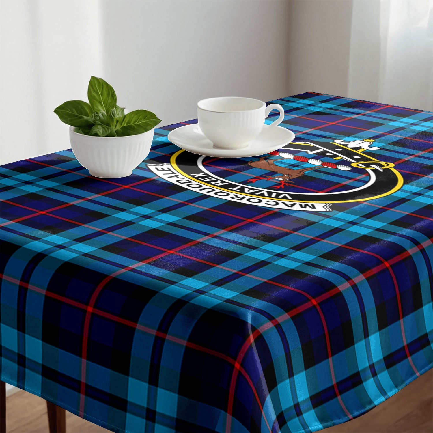 MacCorquodale Tartan Crest Tablecloth