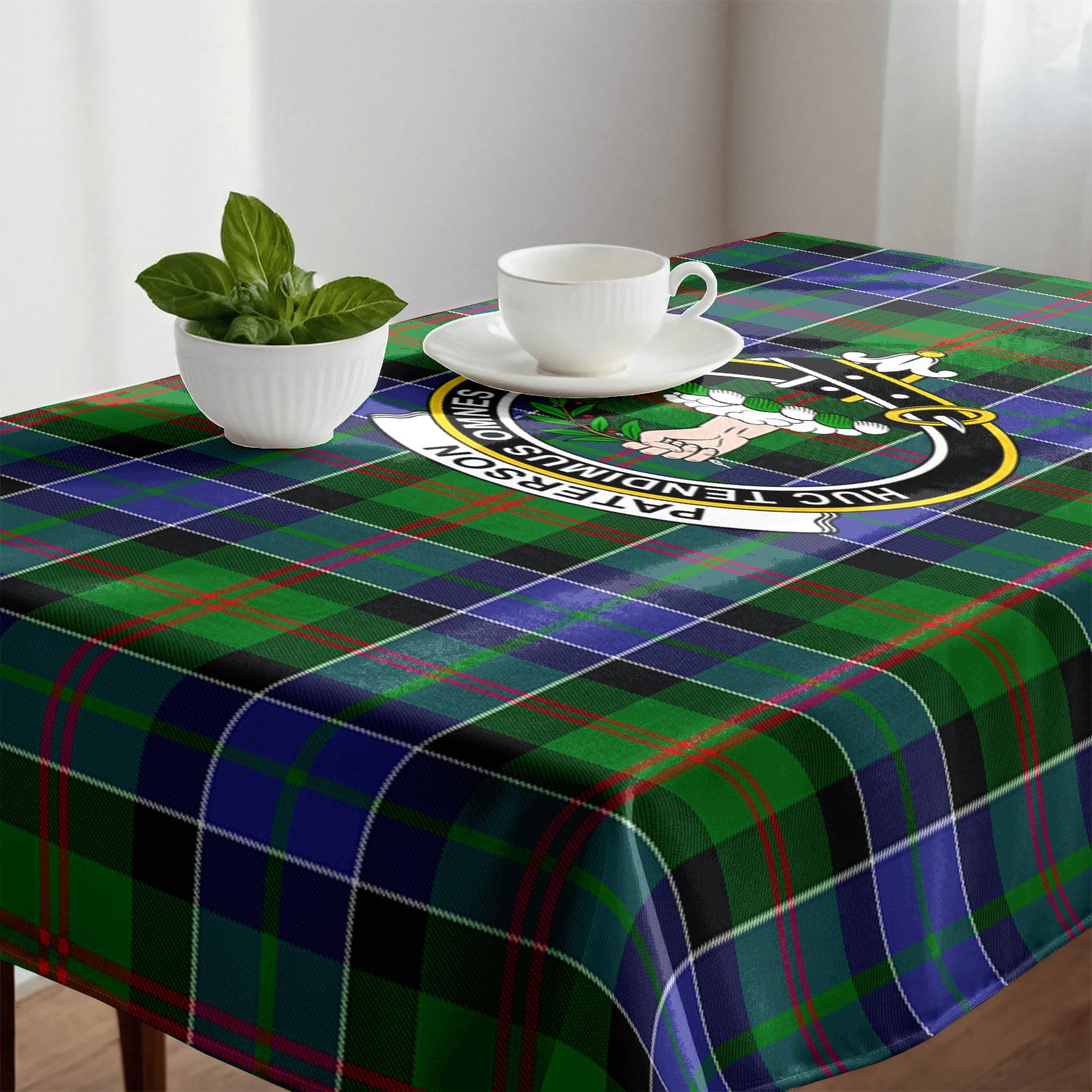 Paterson Tartan Crest Tablecloth