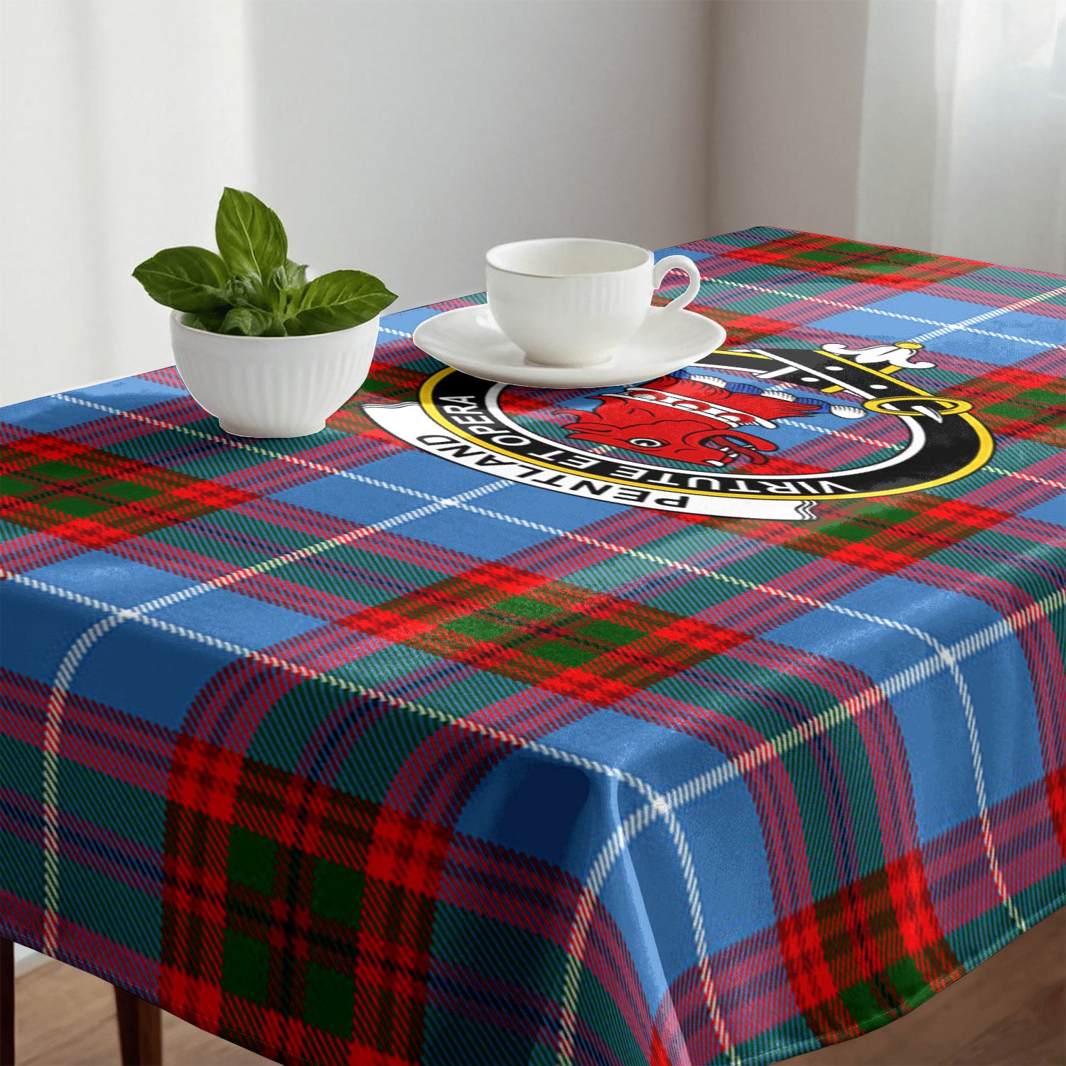 Pentland Tartan Crest Tablecloth