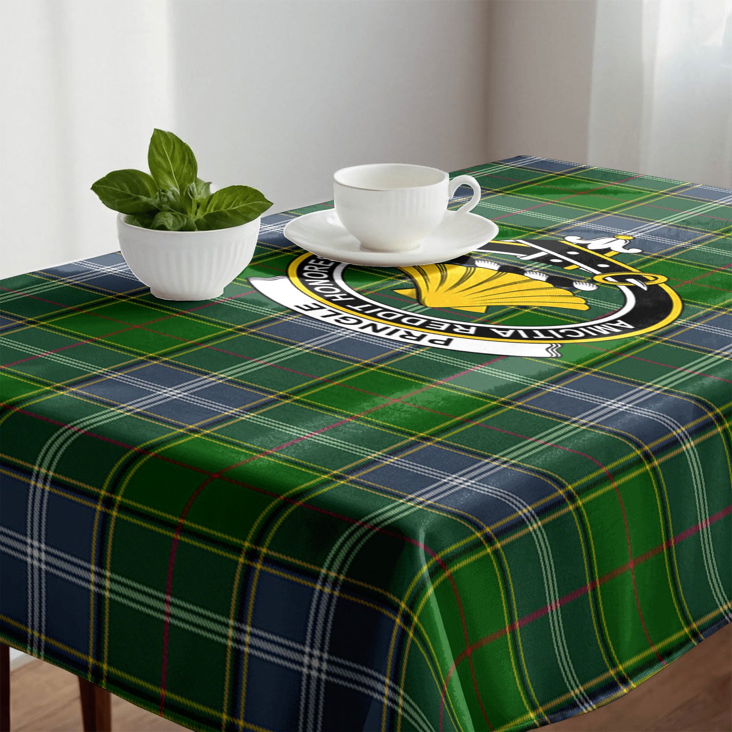Pringle Tartan Crest Tablecloth