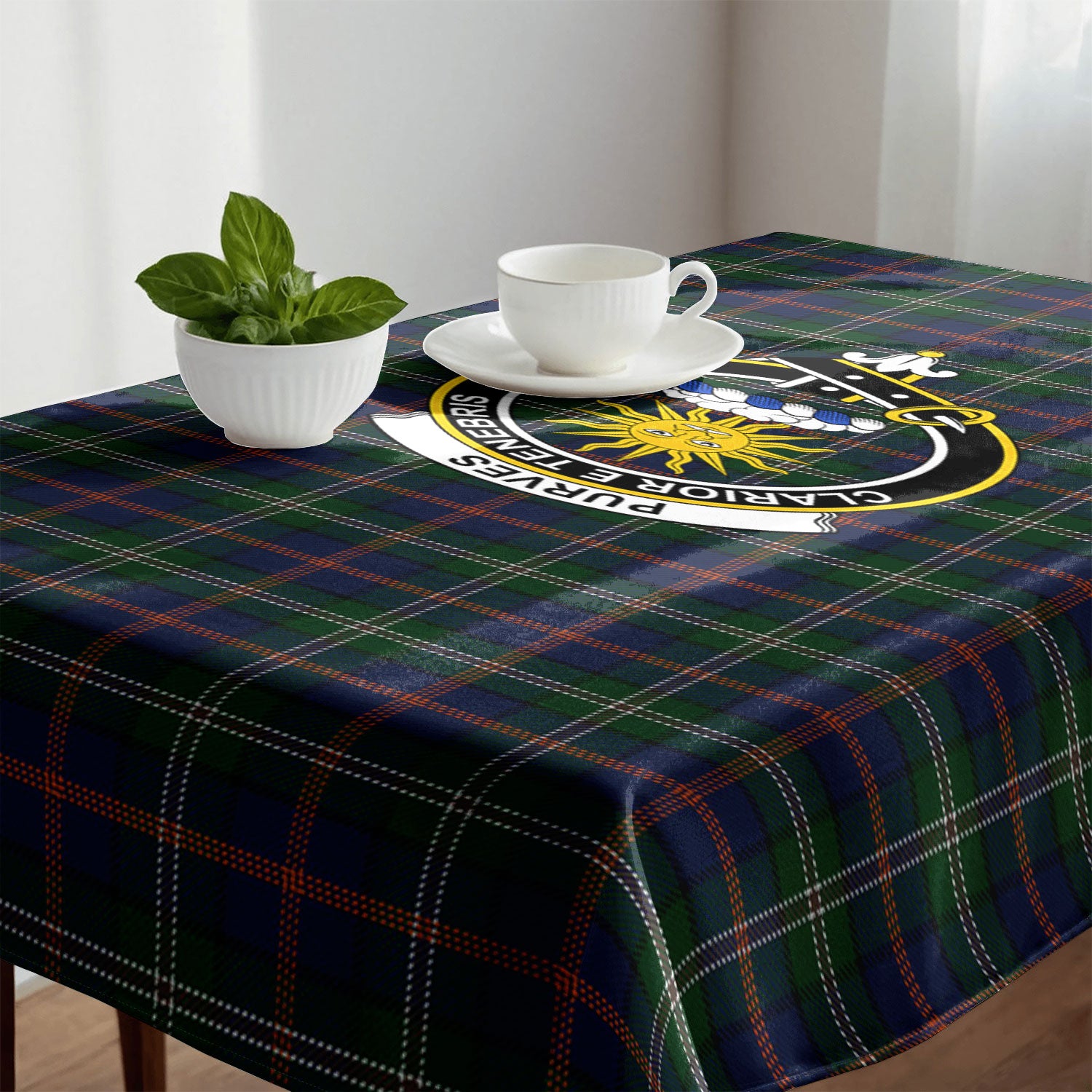 Purves Tartan Crest Tablecloth