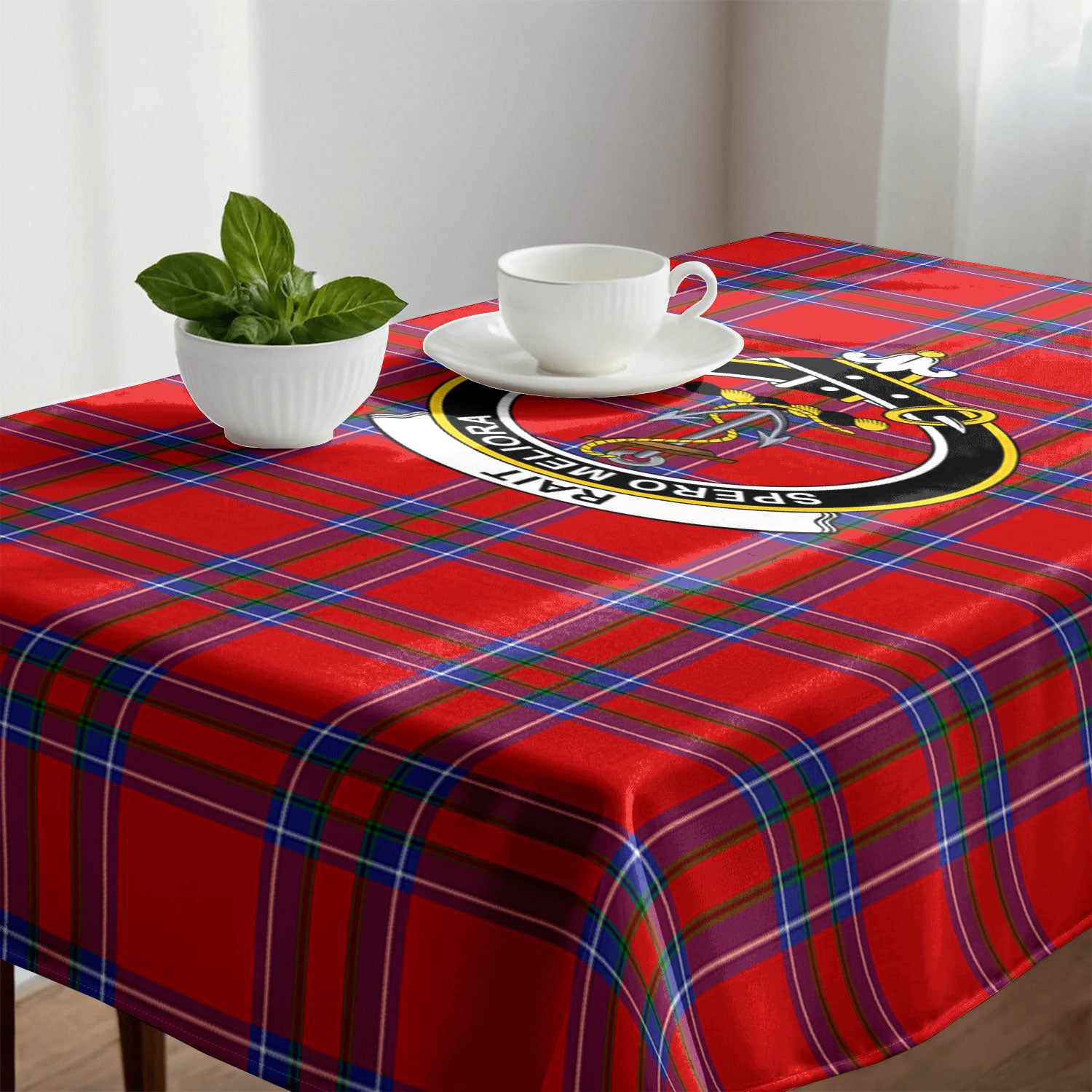 Rait Tartan Crest Tablecloth