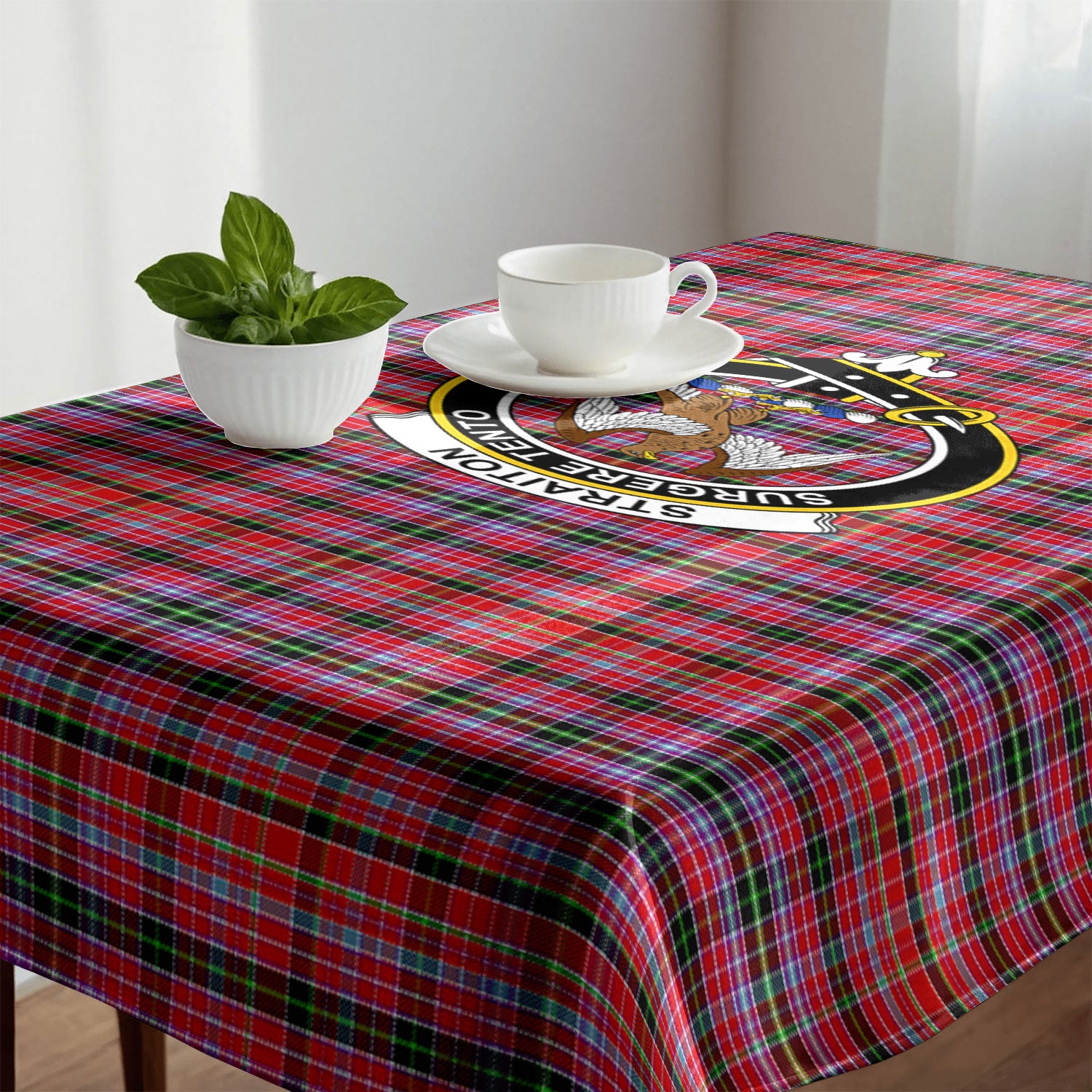 Straiton Tartan Crest Tablecloth