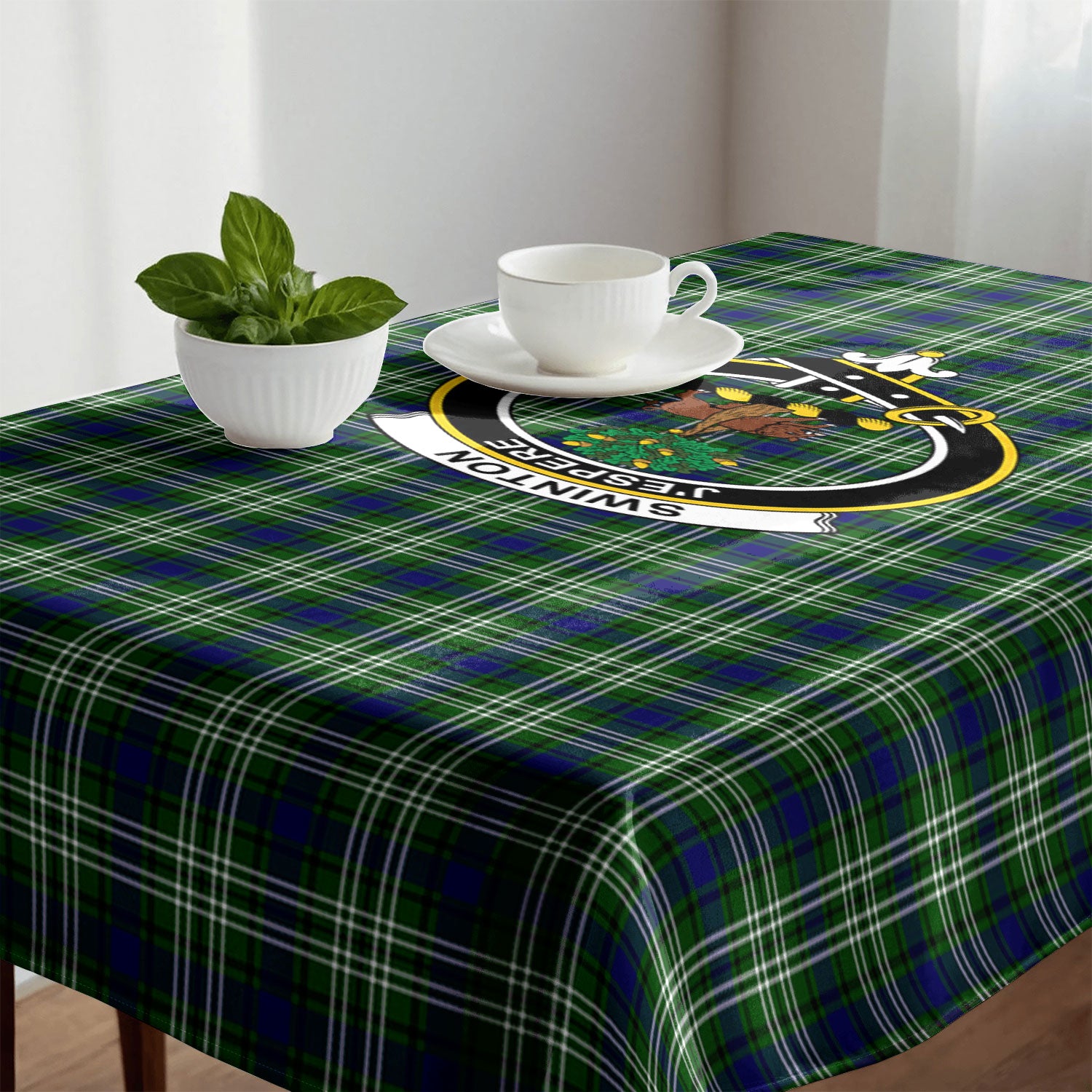 Swinton Tartan Crest Tablecloth