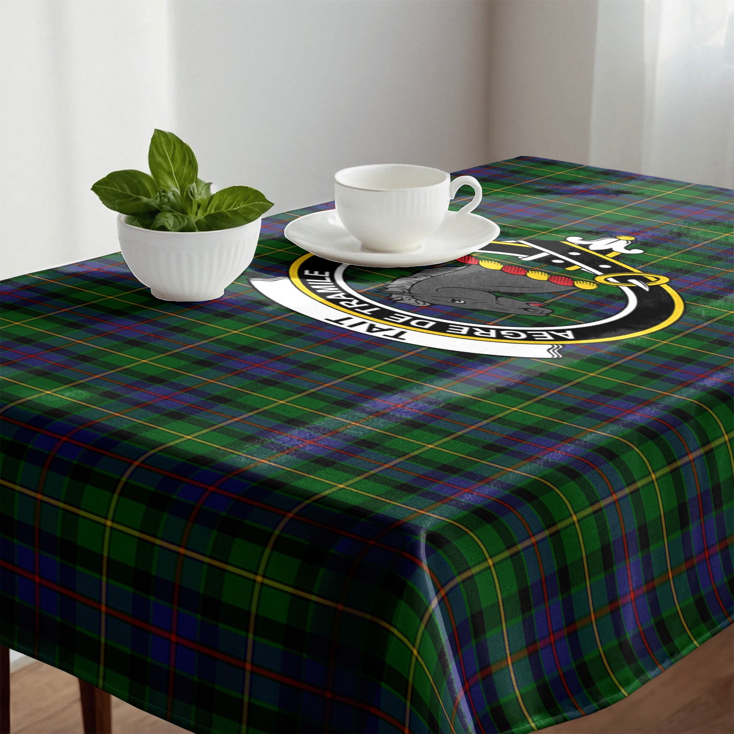 Tait Tartan Crest Tablecloth