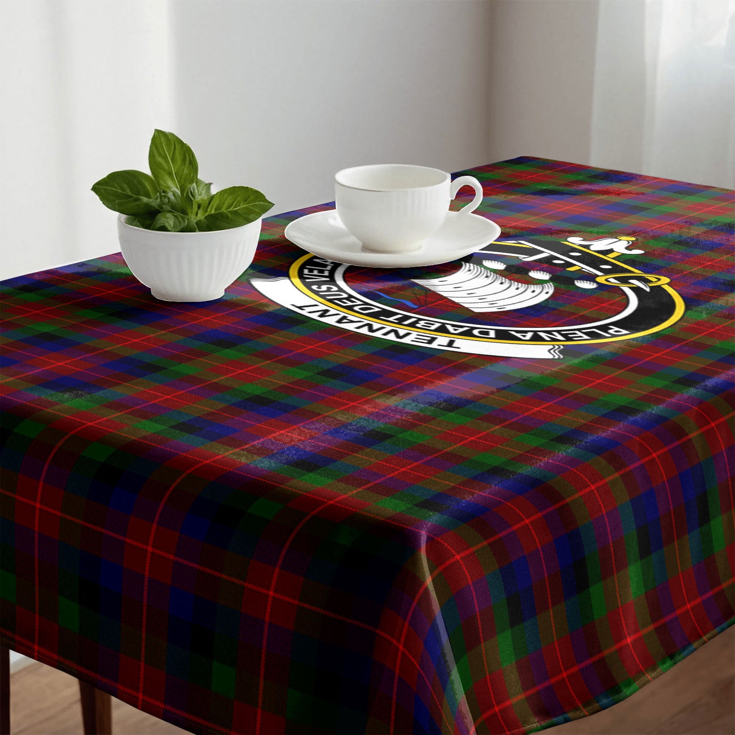 Tennant Tartan Crest Tablecloth