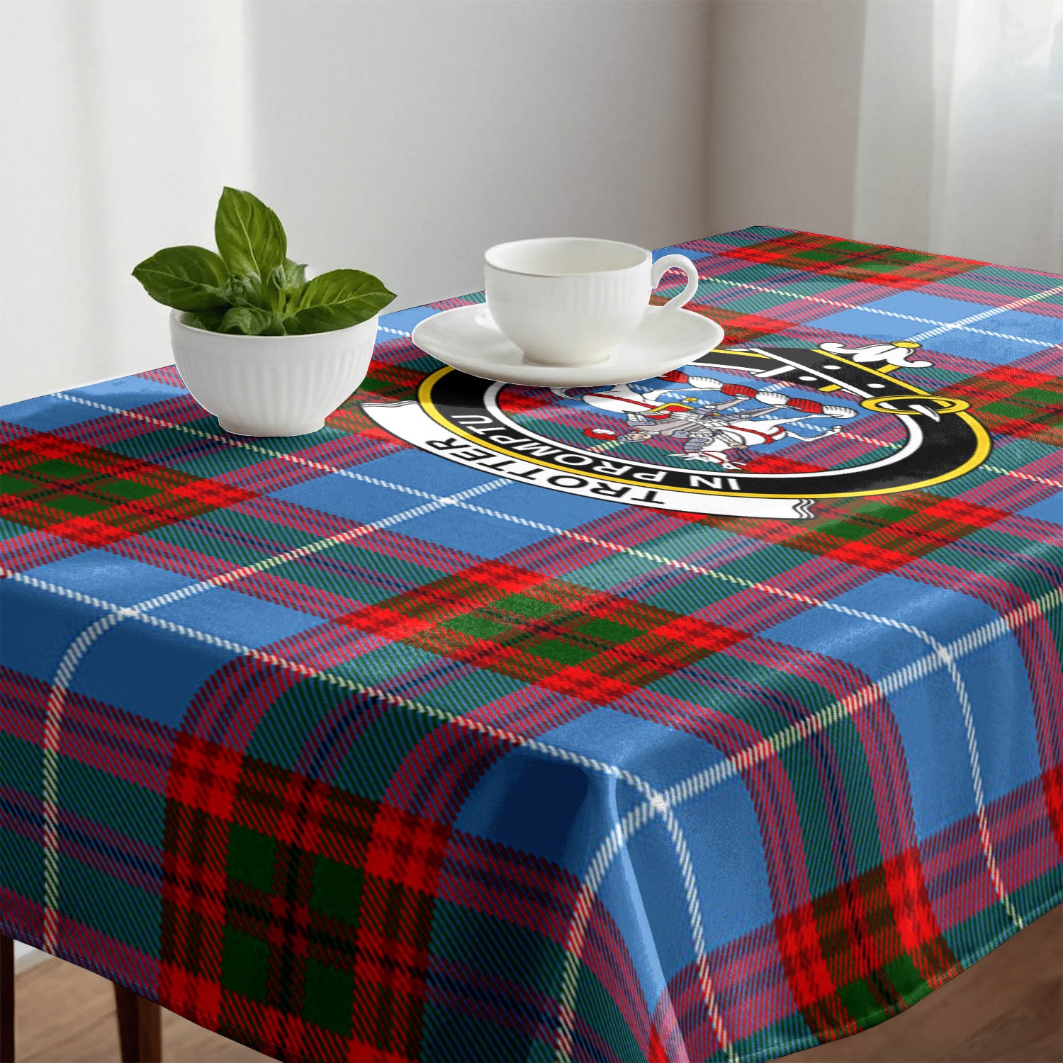 Trotter Tartan Crest Tablecloth