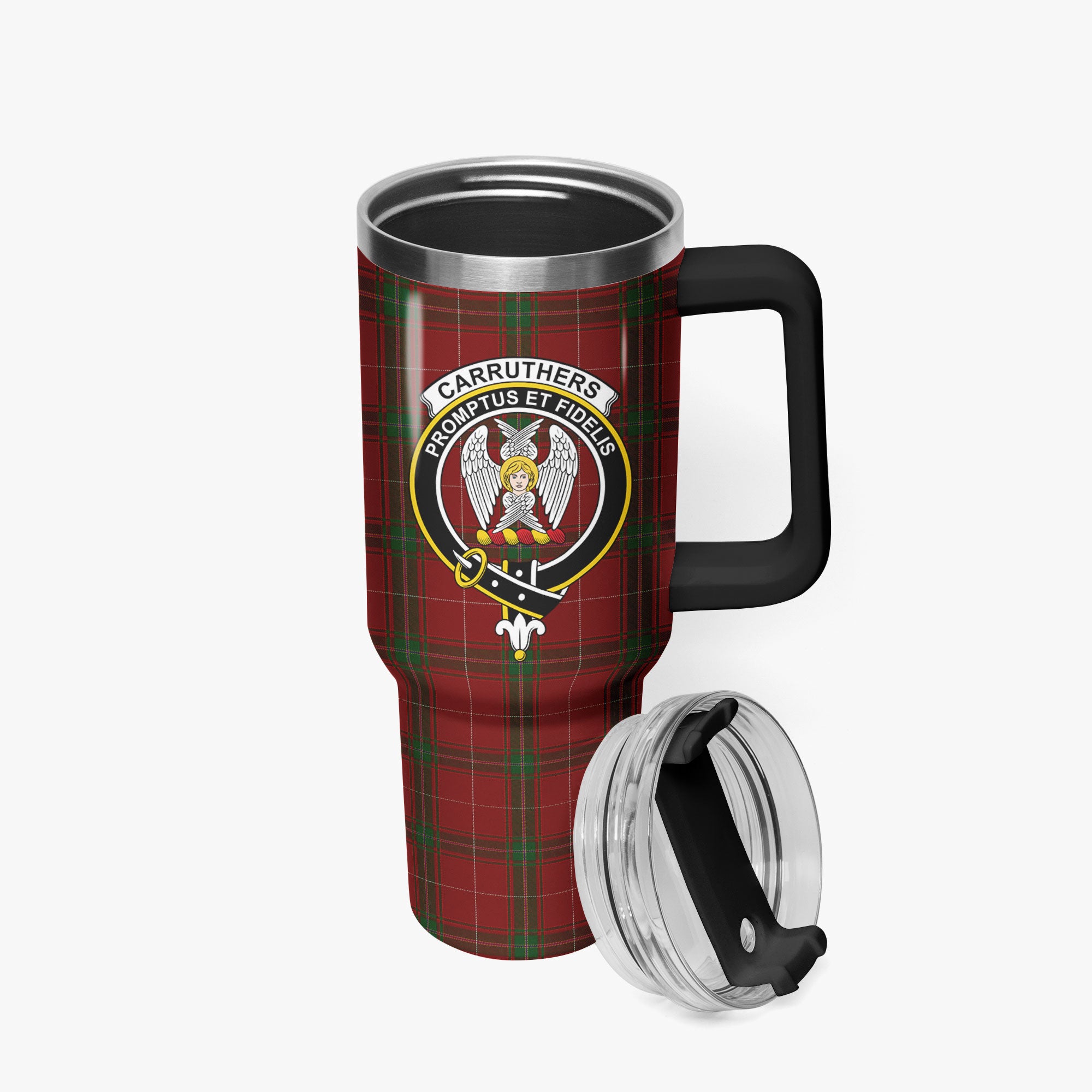 Carruthers Tartan Crest 40 oz Insulated Tumbler with Handle