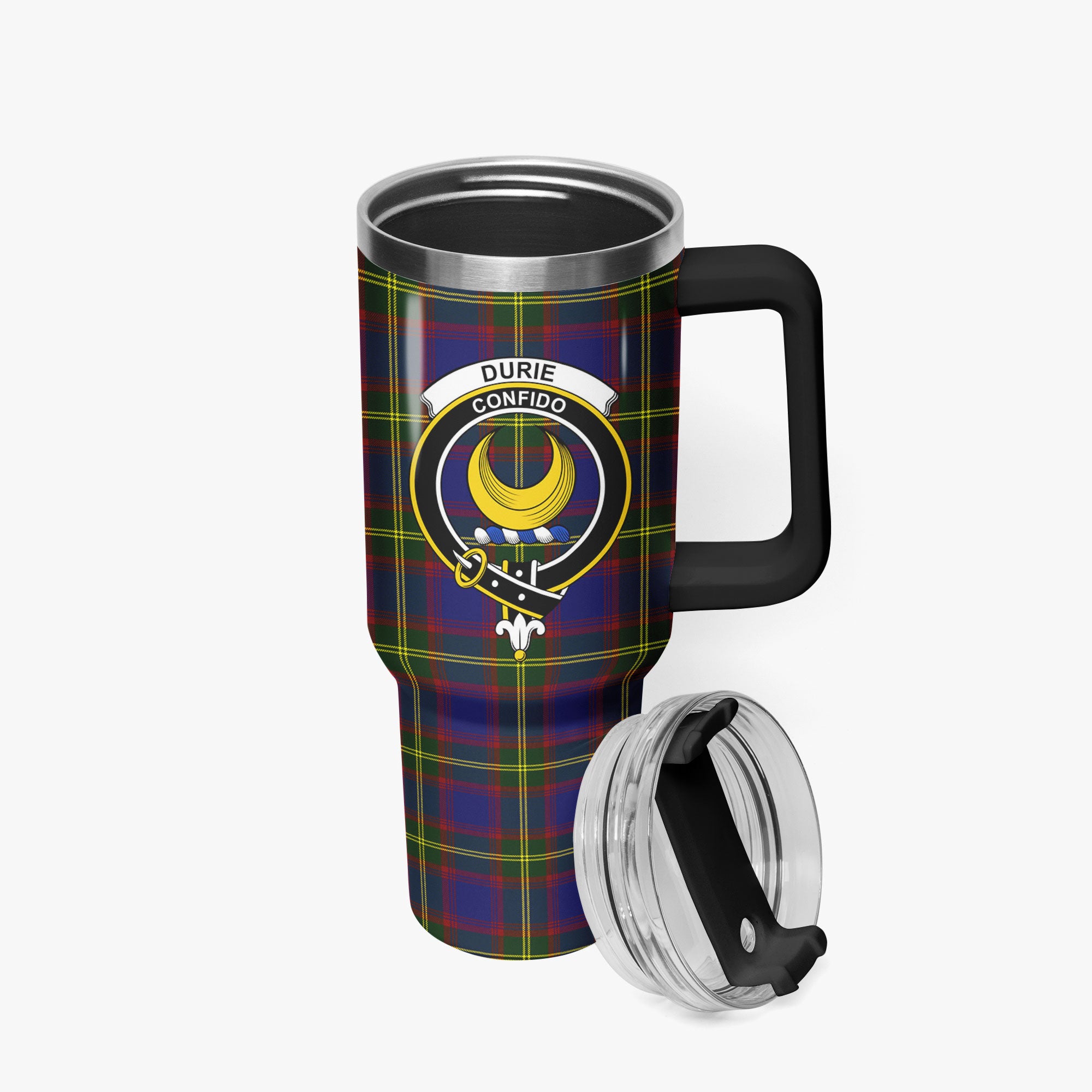 Durie Tartan Crest 40 oz Insulated Tumbler with Handle