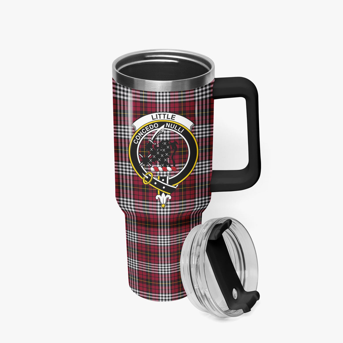 Little Tartan Crest 40 oz Insulated Tumbler with Handle