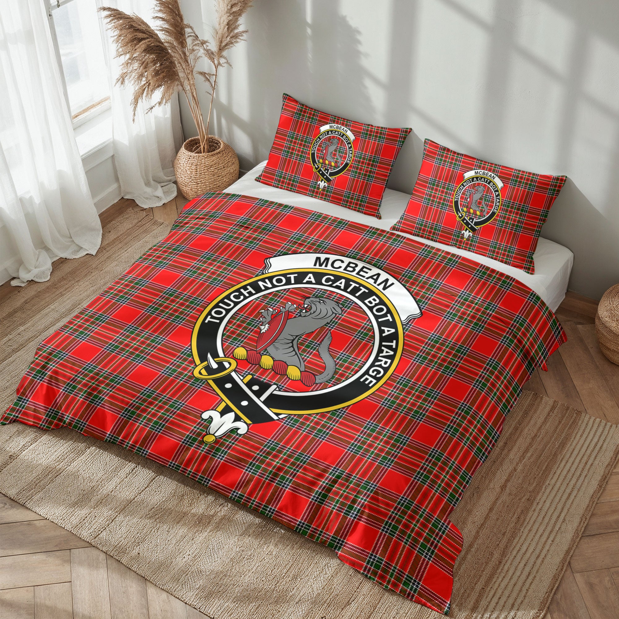 McBean Tartan Crest Bedding Set