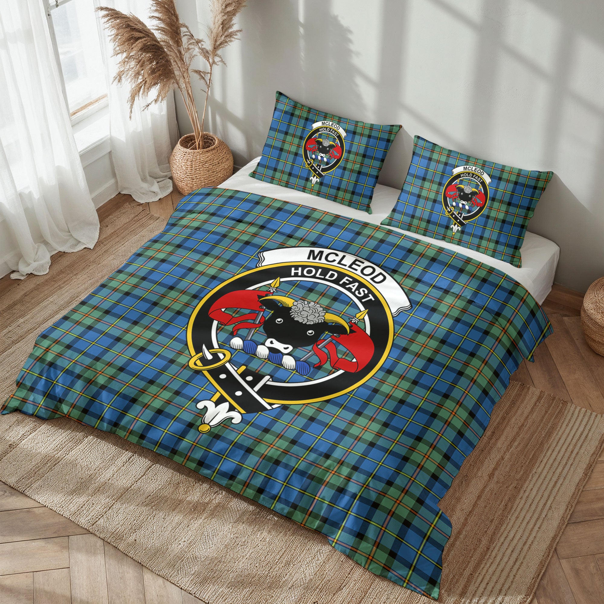 McLeod of Harris Ancient Tartan Crest Bedding Set