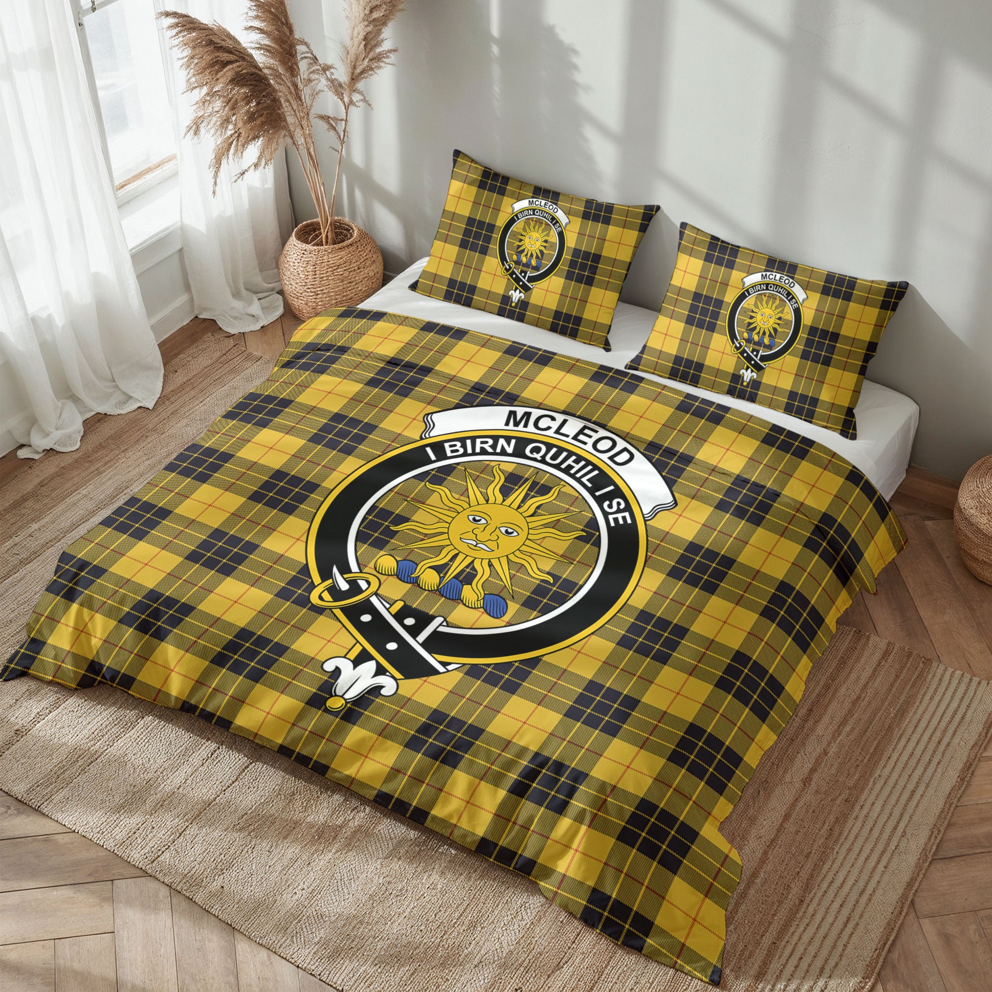 McLeod of Lewis Ancient Tartan Crest Bedding Set