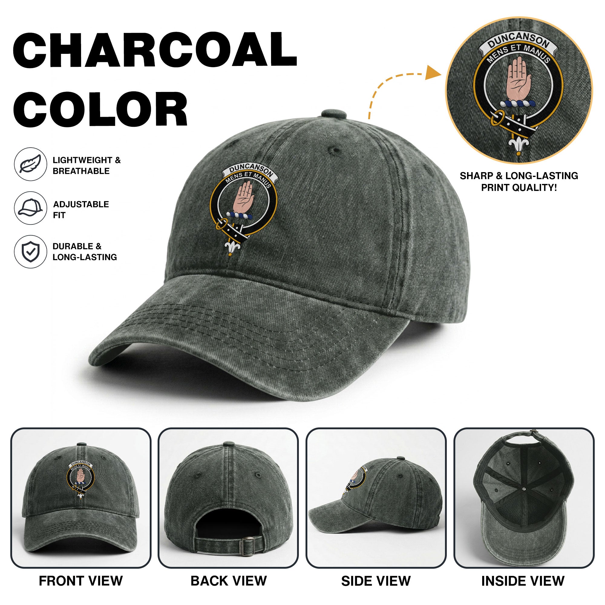 Duncanson Crest Washed Classic Cap