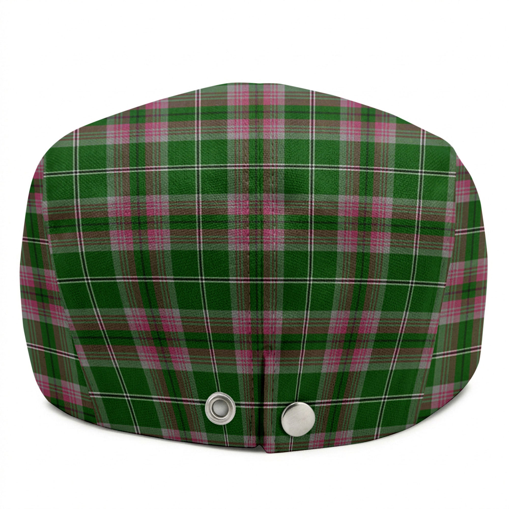 Gray Hunting Tartan Flat Caps