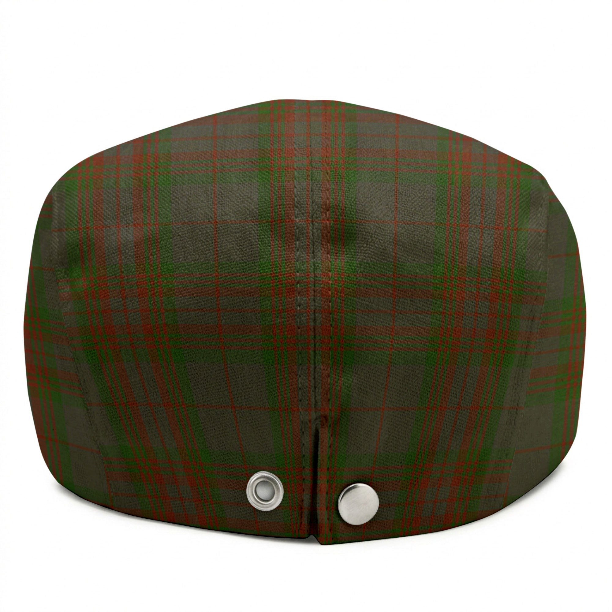 Gray Tartan Flat Caps