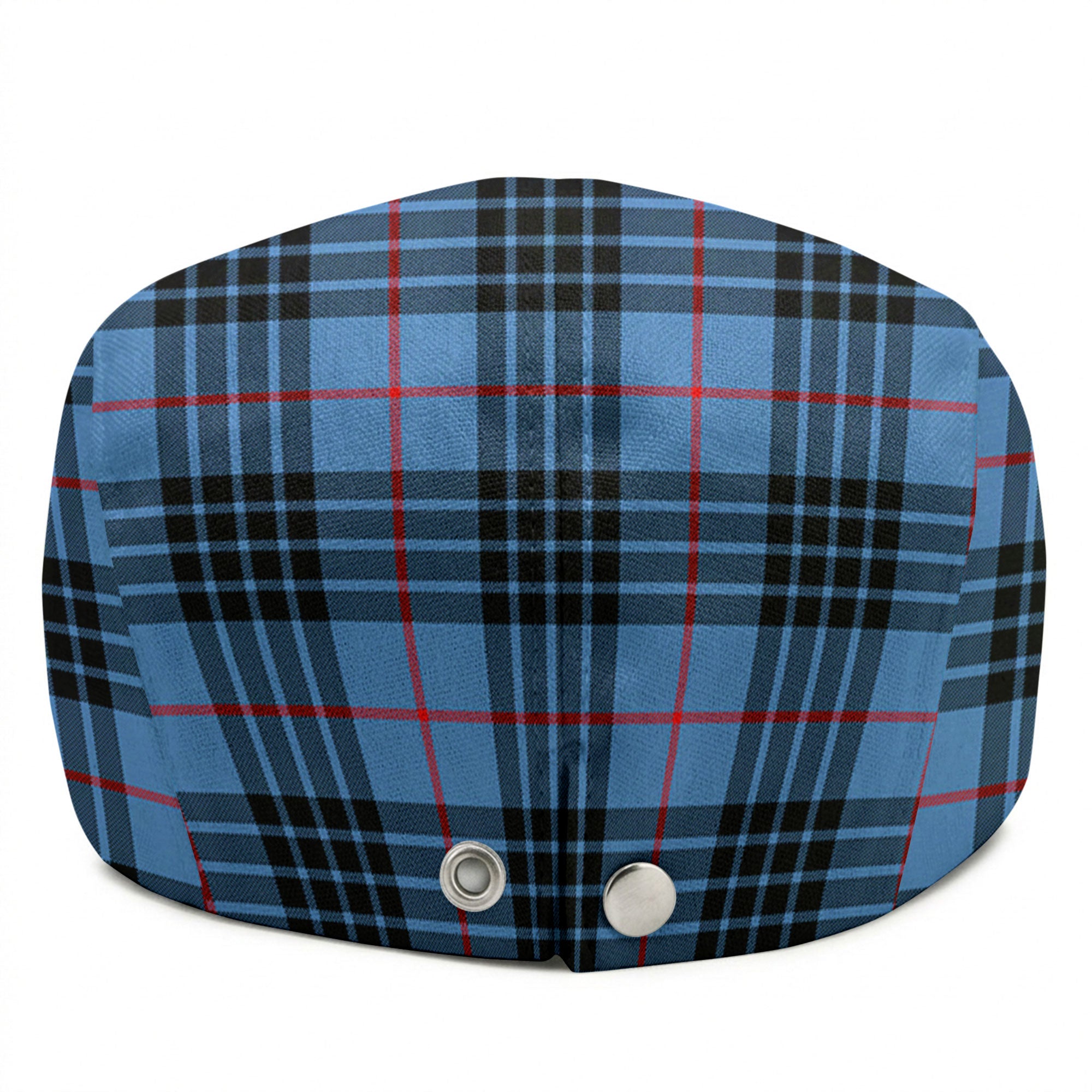 MacKay Blue Tartan Flat Caps